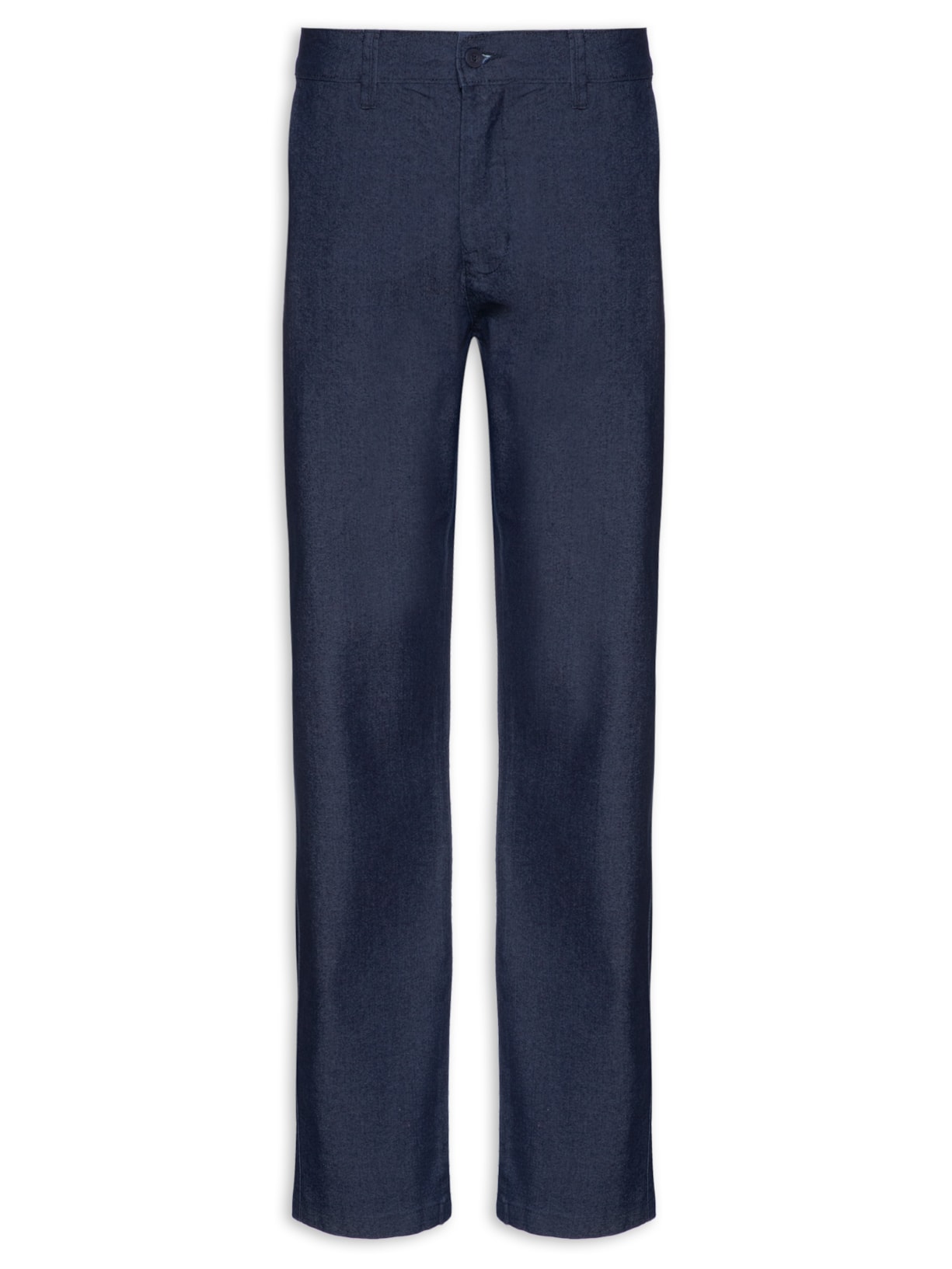 Calça Masculina Jeans Modelagem Reta - Azul