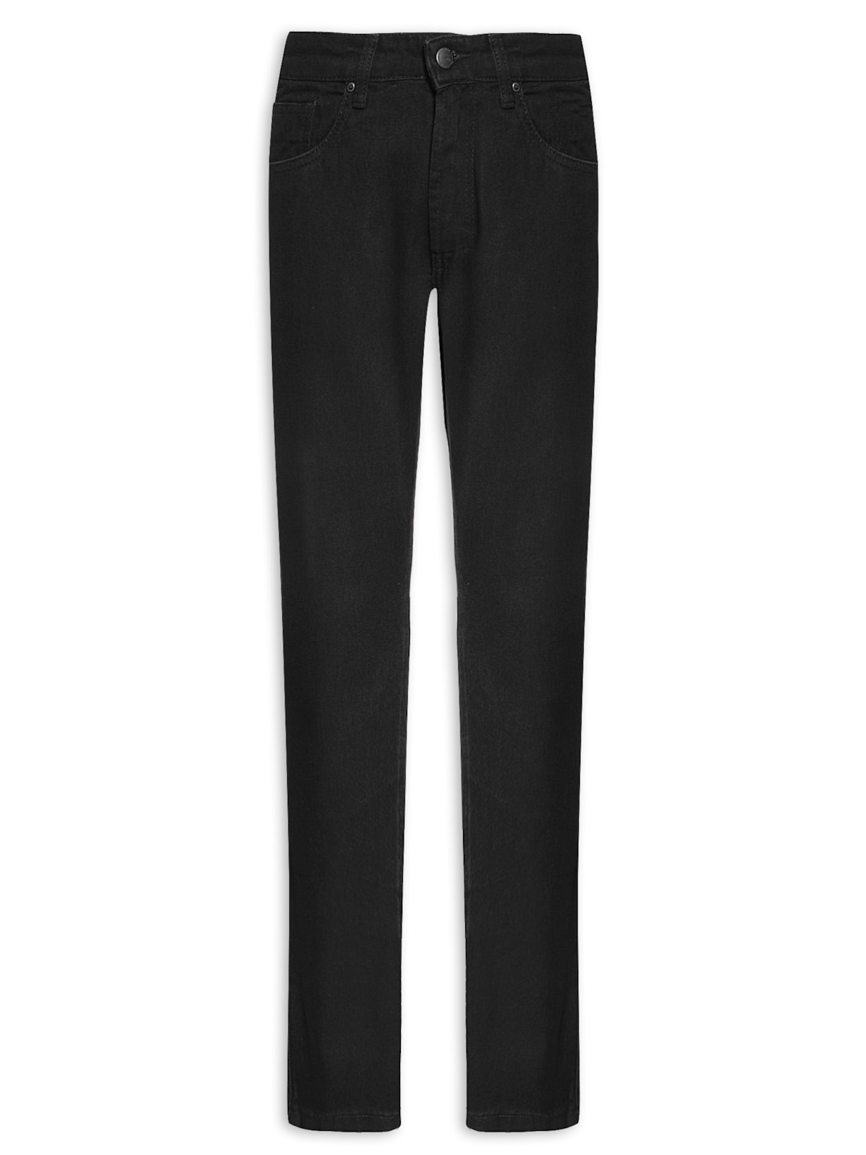 Calça Masculina Jeans Modelagem Reta - Preto