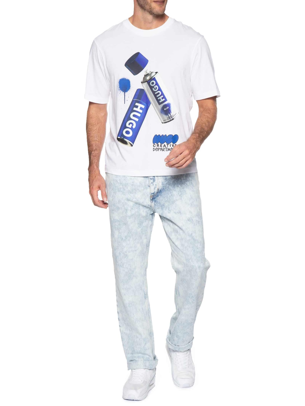 Calça Masculina Jeans Nate Azul Hugo