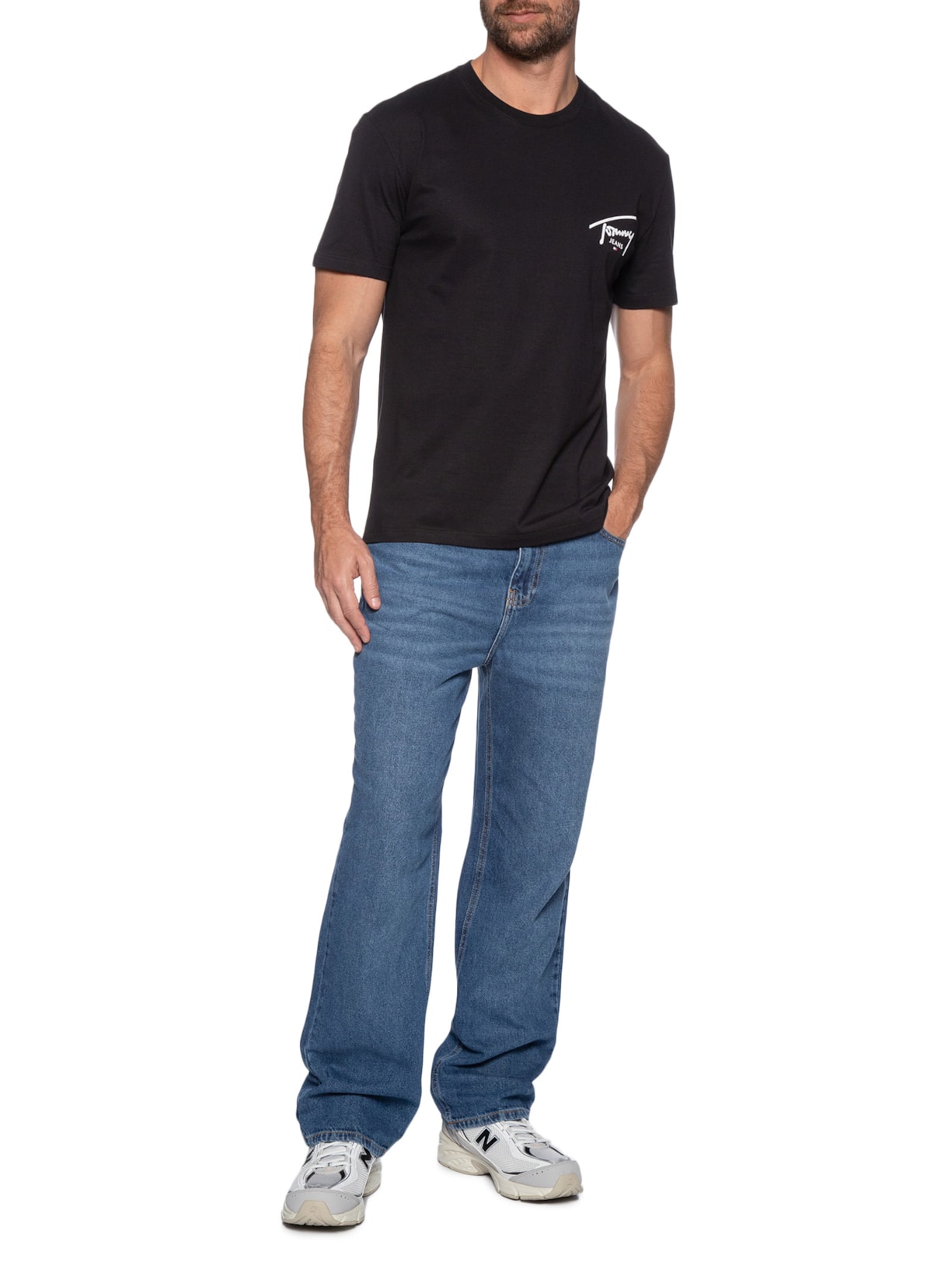 Calça Masculina Jeans Otis Regular Straight Azul Tommy Jeans