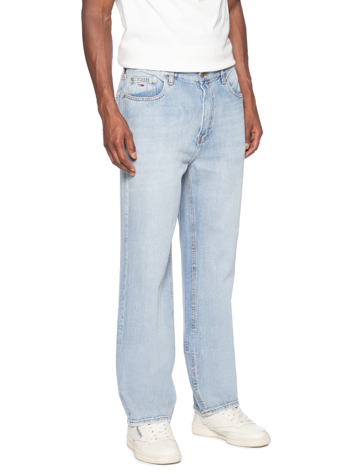 Calça Masculina Jeans Otis Regular Straight BI0112 Azul Tommy Jeans