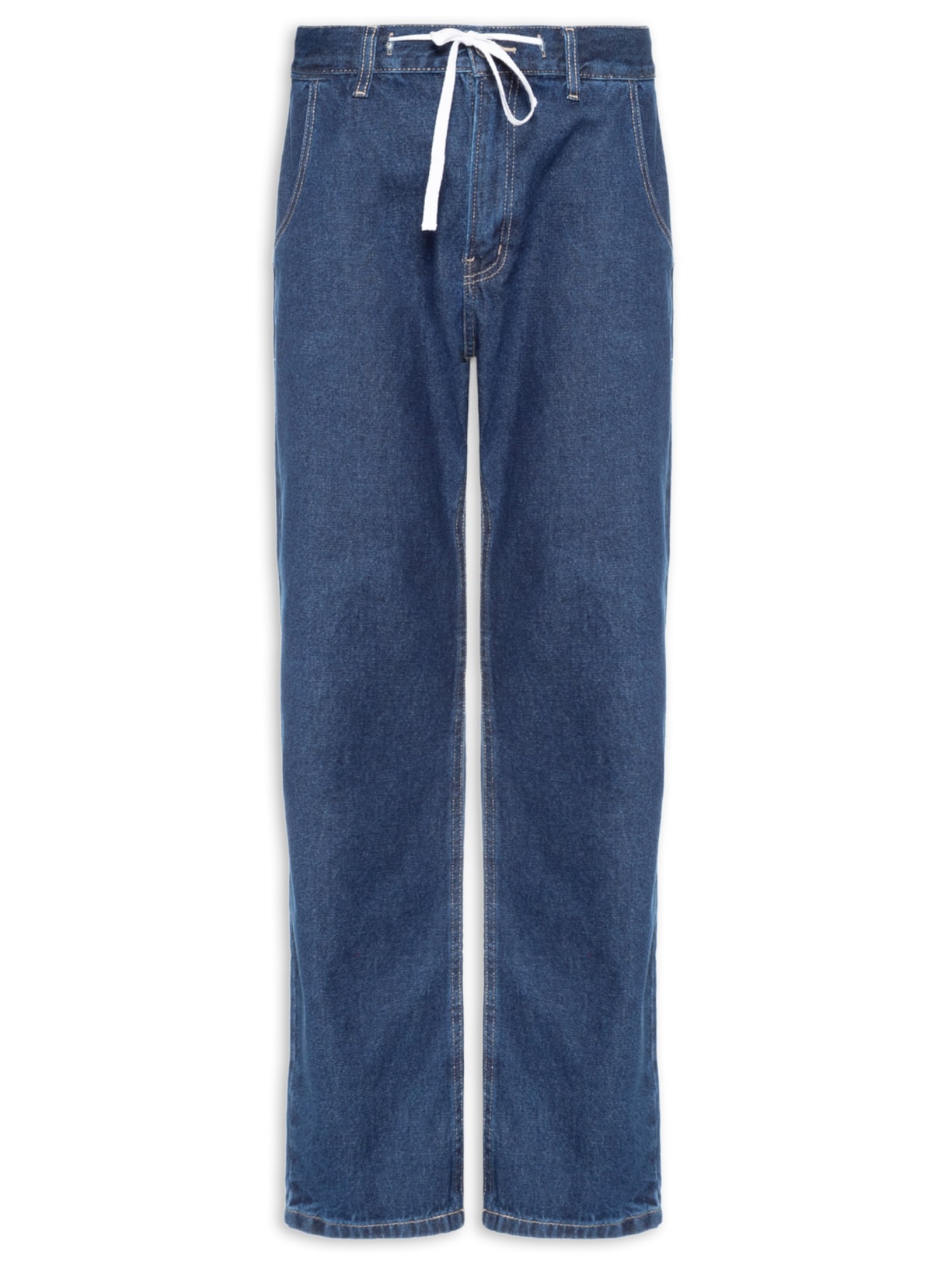 Calça Masculina Jeans Oversized Azul Basiq Men