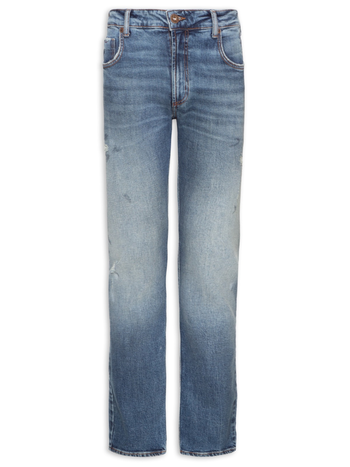 Calça Masculina Jeans Paul Slim - Azul