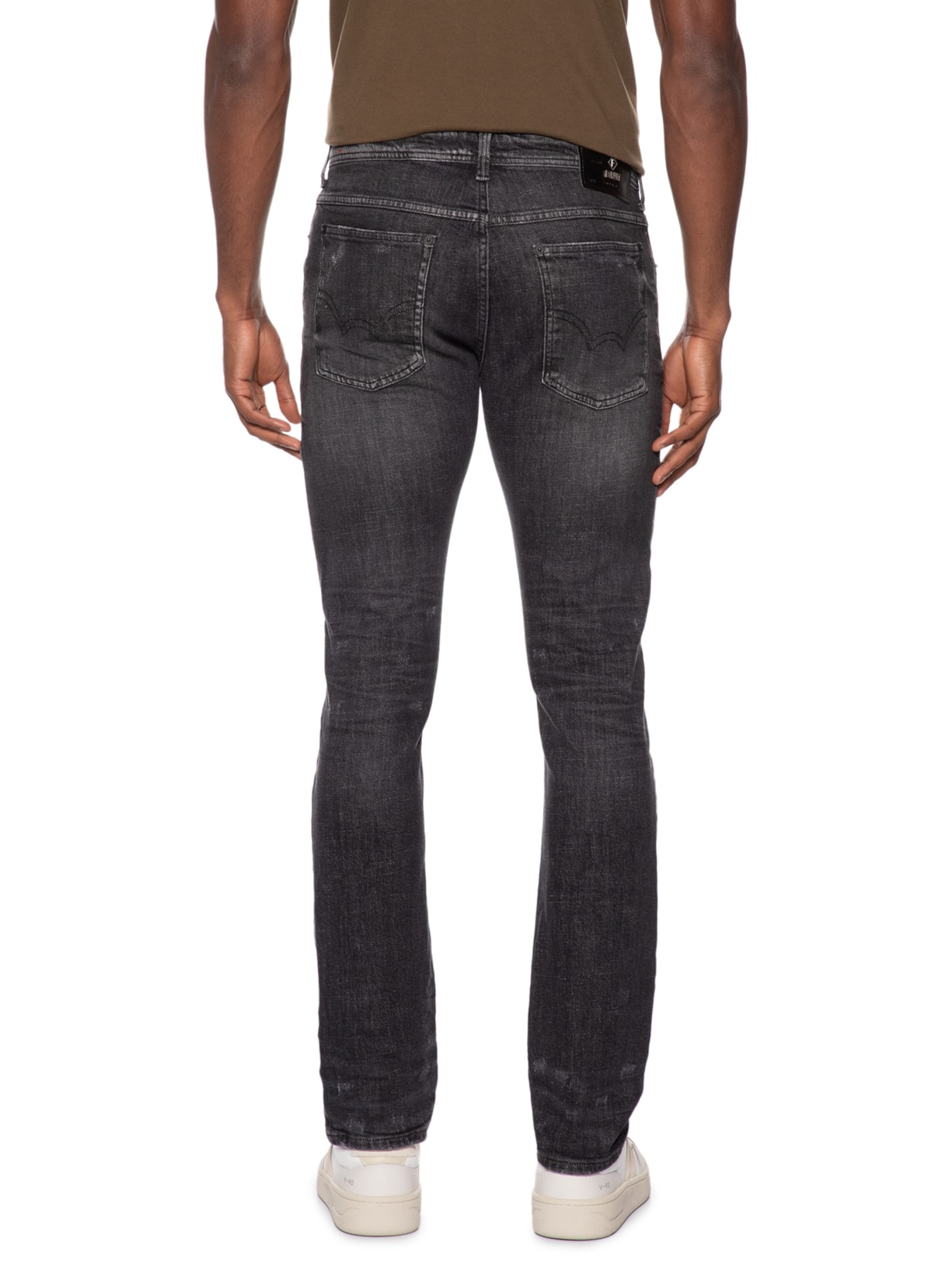 Calça Masculina Jeans Paul Slim Preto Forum