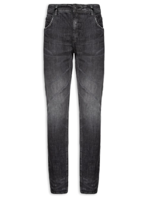 Calça Masculina Jeans Paul Slim - Preto
