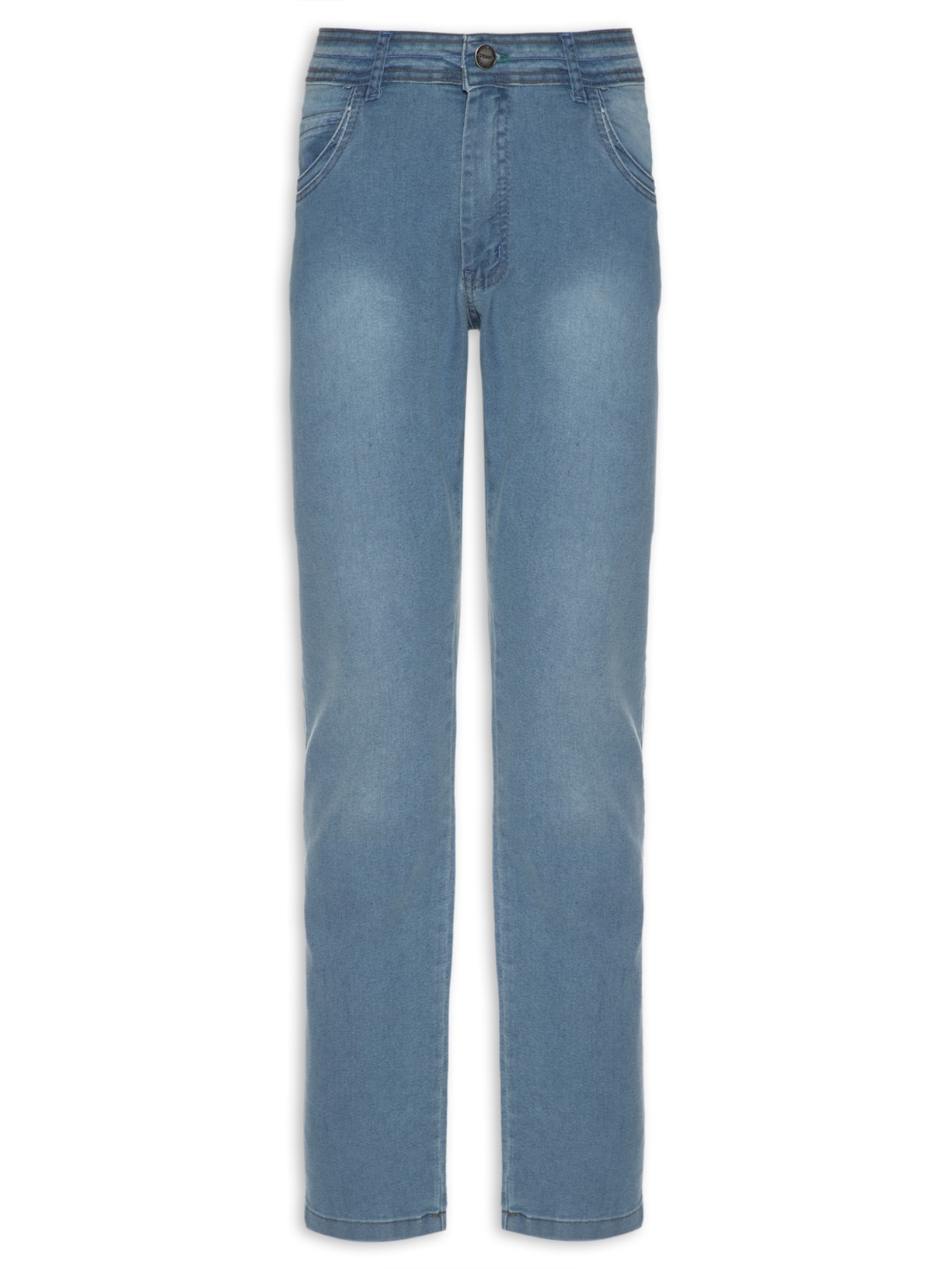 Calça Masculina Jeans Regular - Azul