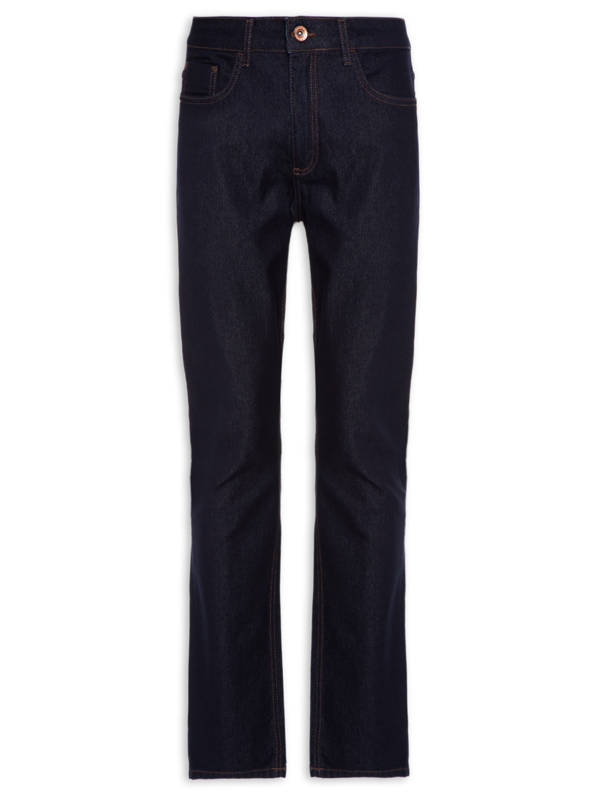 Calça Masculina Jeans Regular Blue Black Intens - Azul