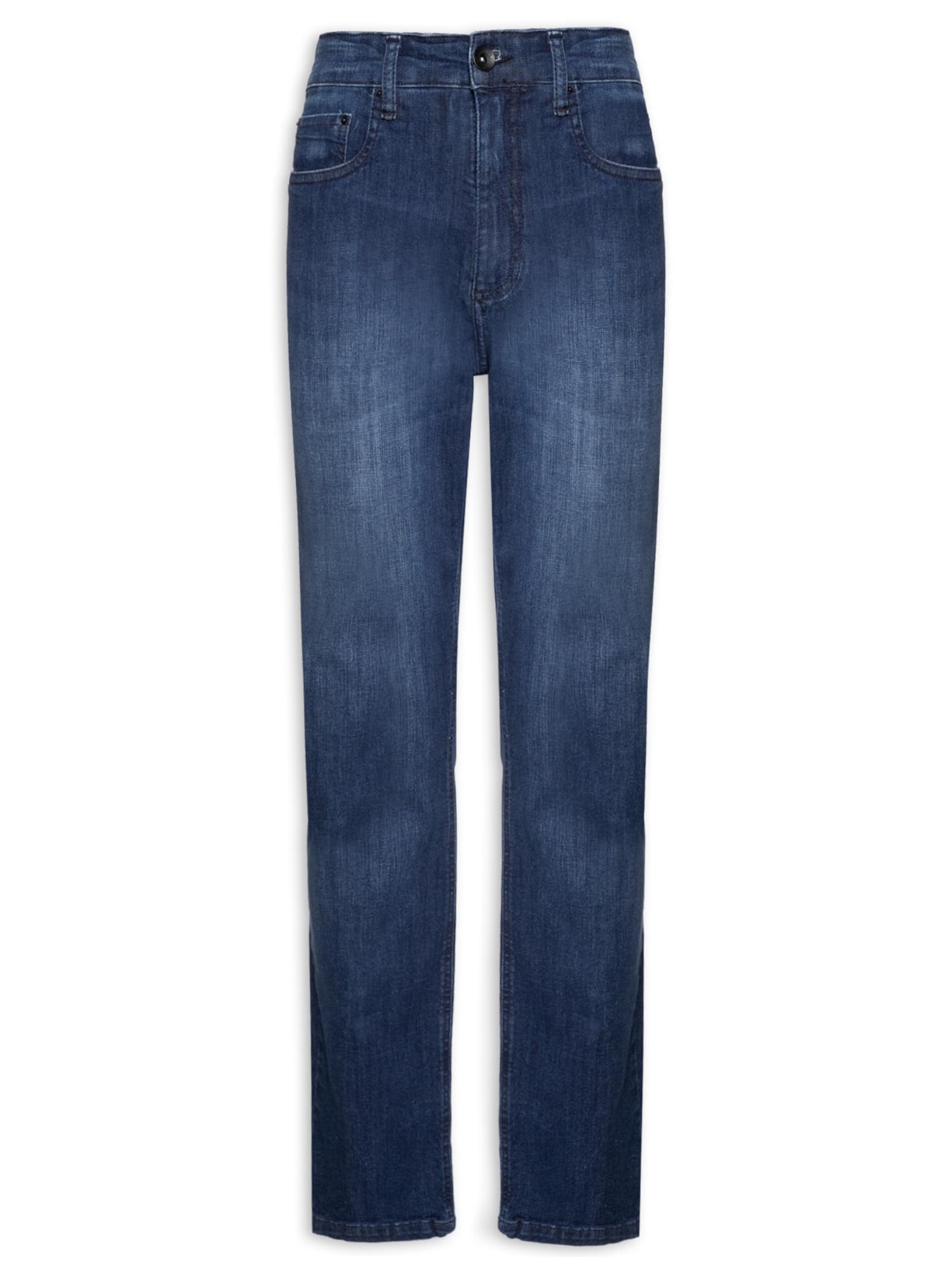 Calça Masculina Jeans Regular Escuro ST - Azul