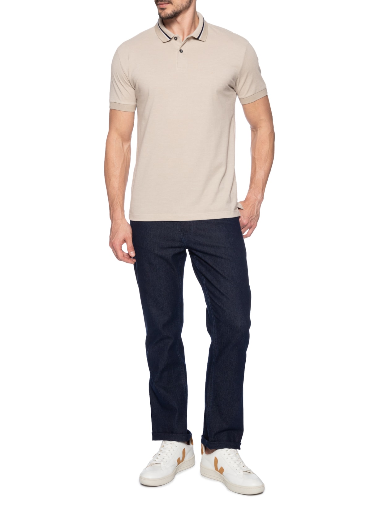 Calça Masculina Jeans Regular Fit Raw Intense Azul Aramis