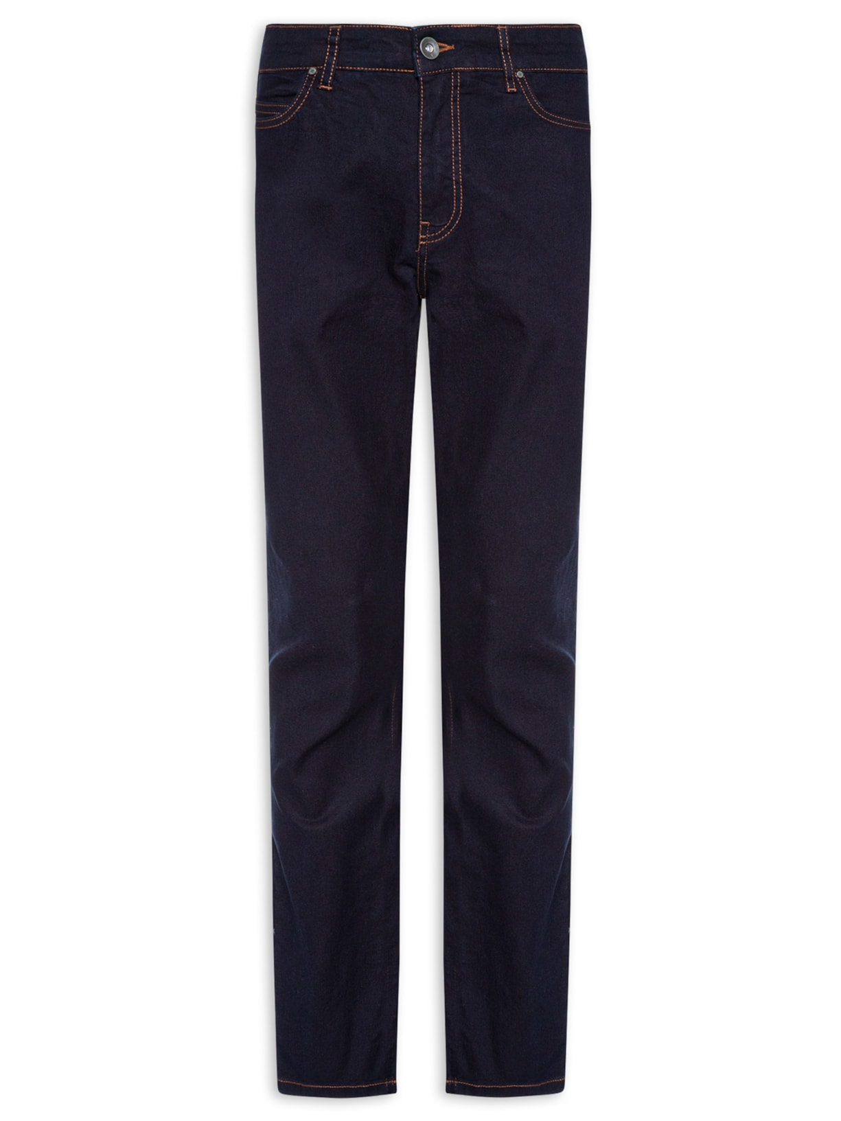 Calça Masculina Jeans Regular Punk - Azul