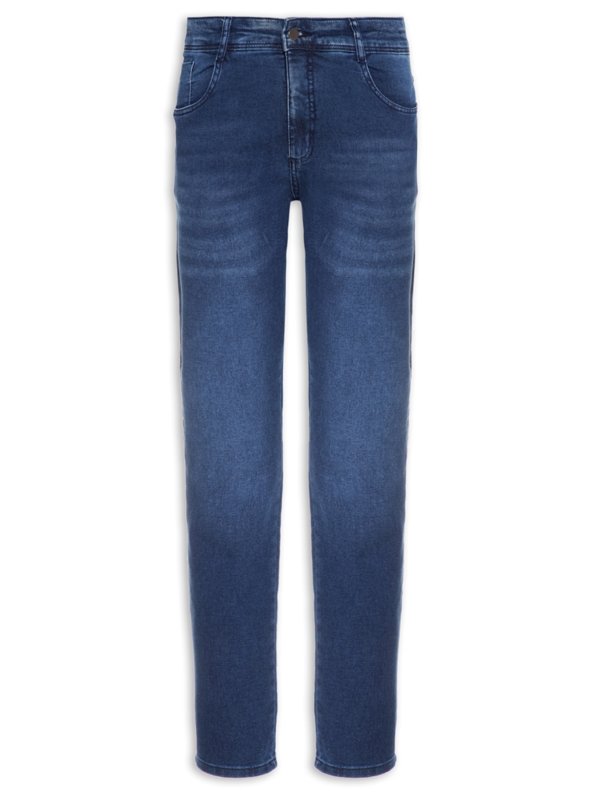 Calça Masculina Jeans Reta - Azul