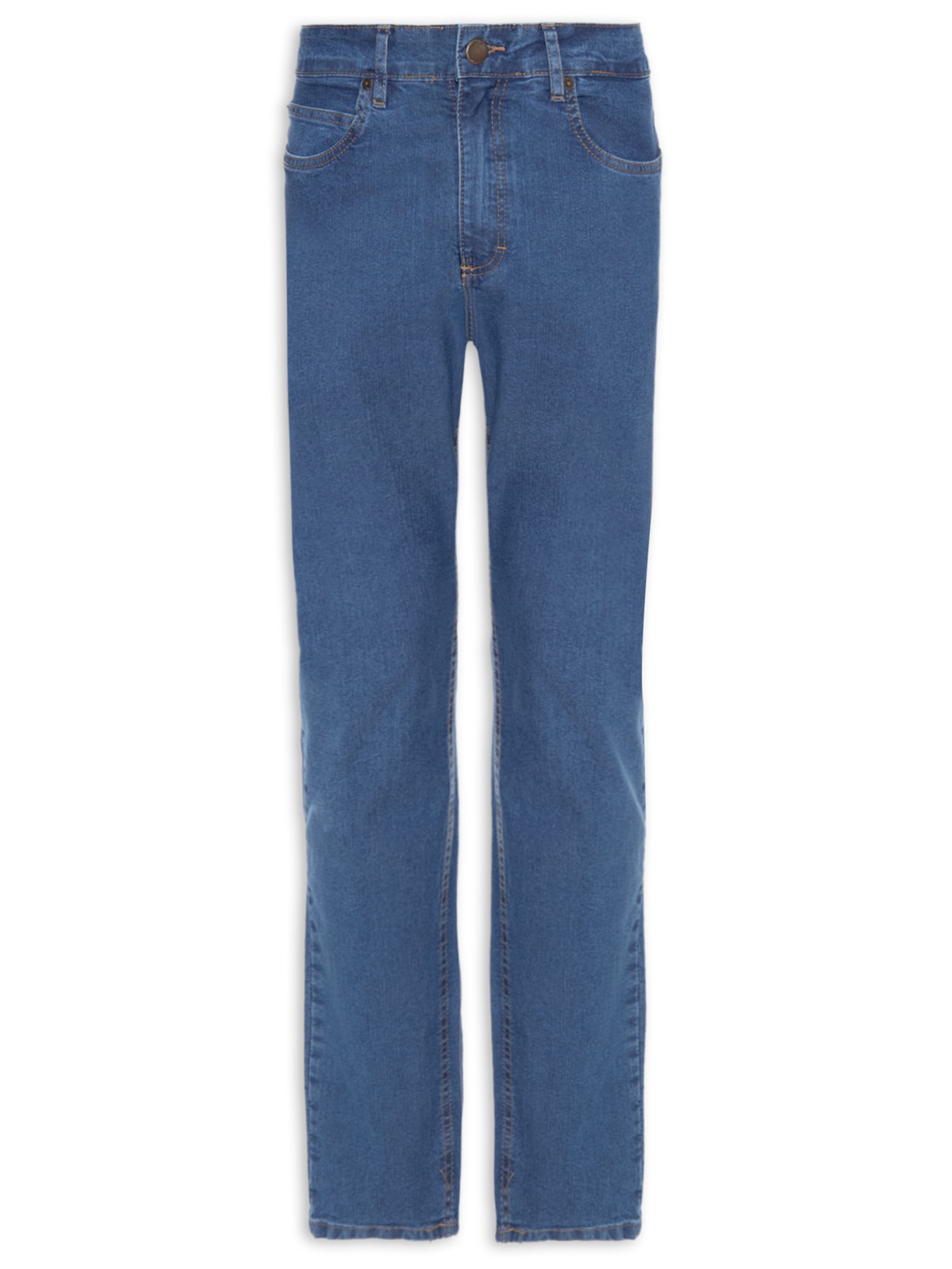 Calça Masculina Jeans Reta - Azul