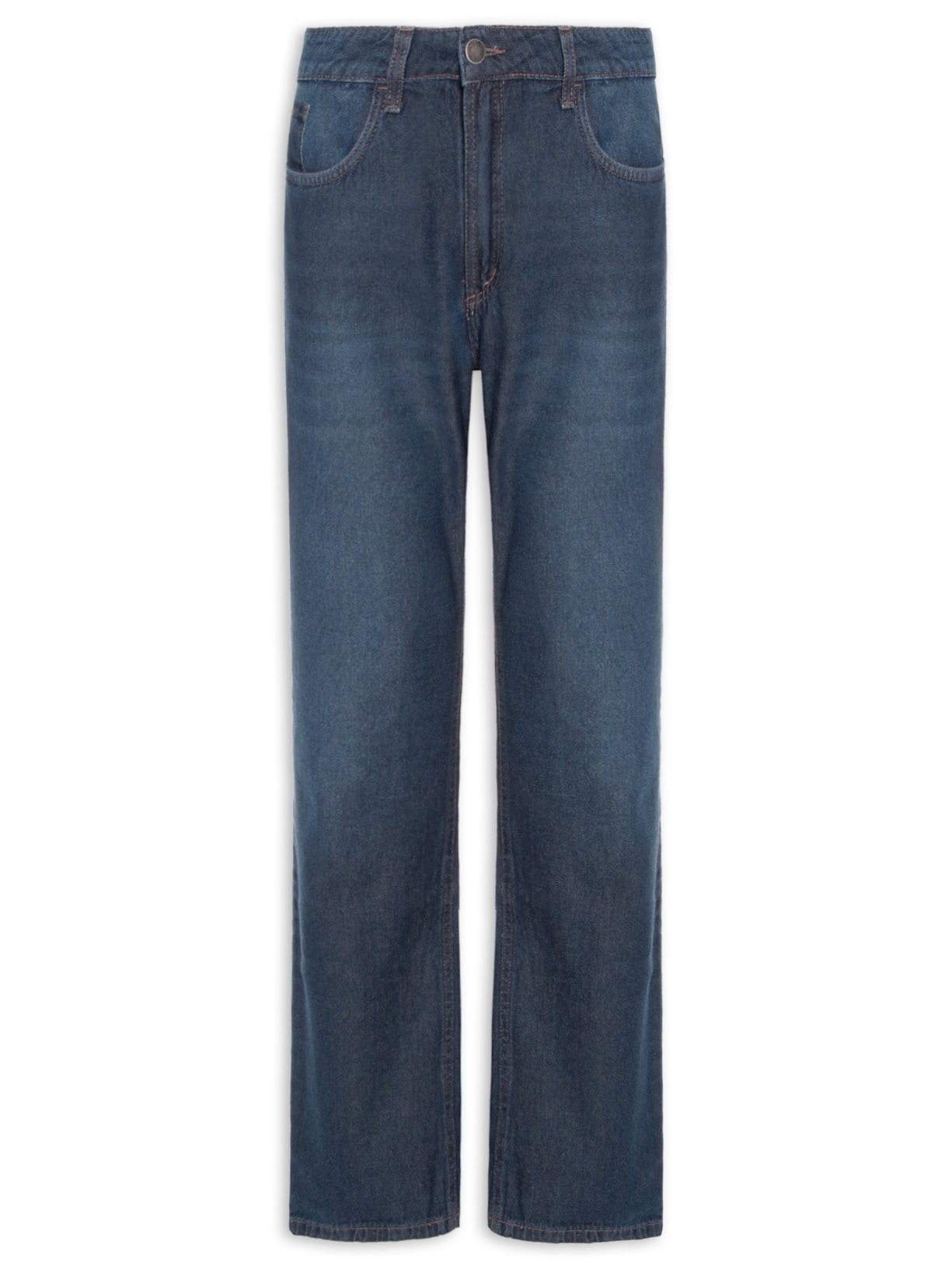 Calça Masculina Jeans Reta - Azul