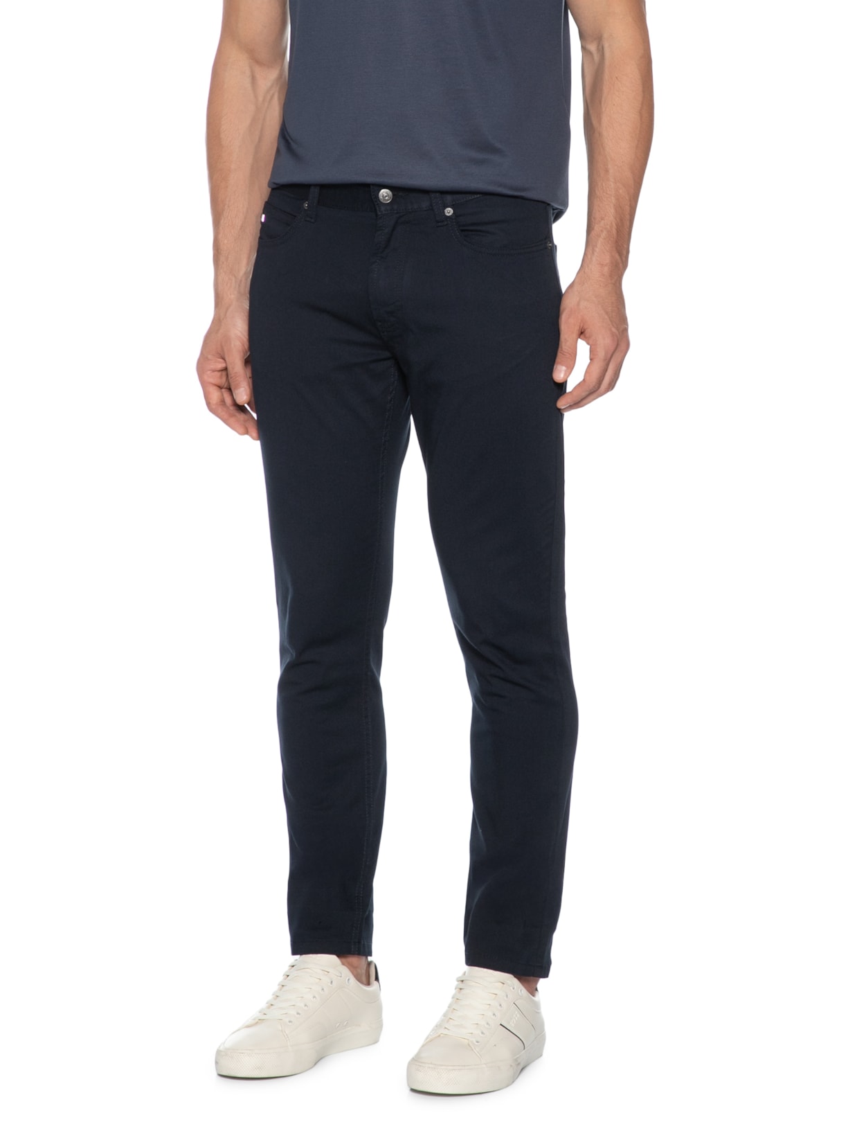 Calça Masculina Jeans Reta Azul Emporio Armani