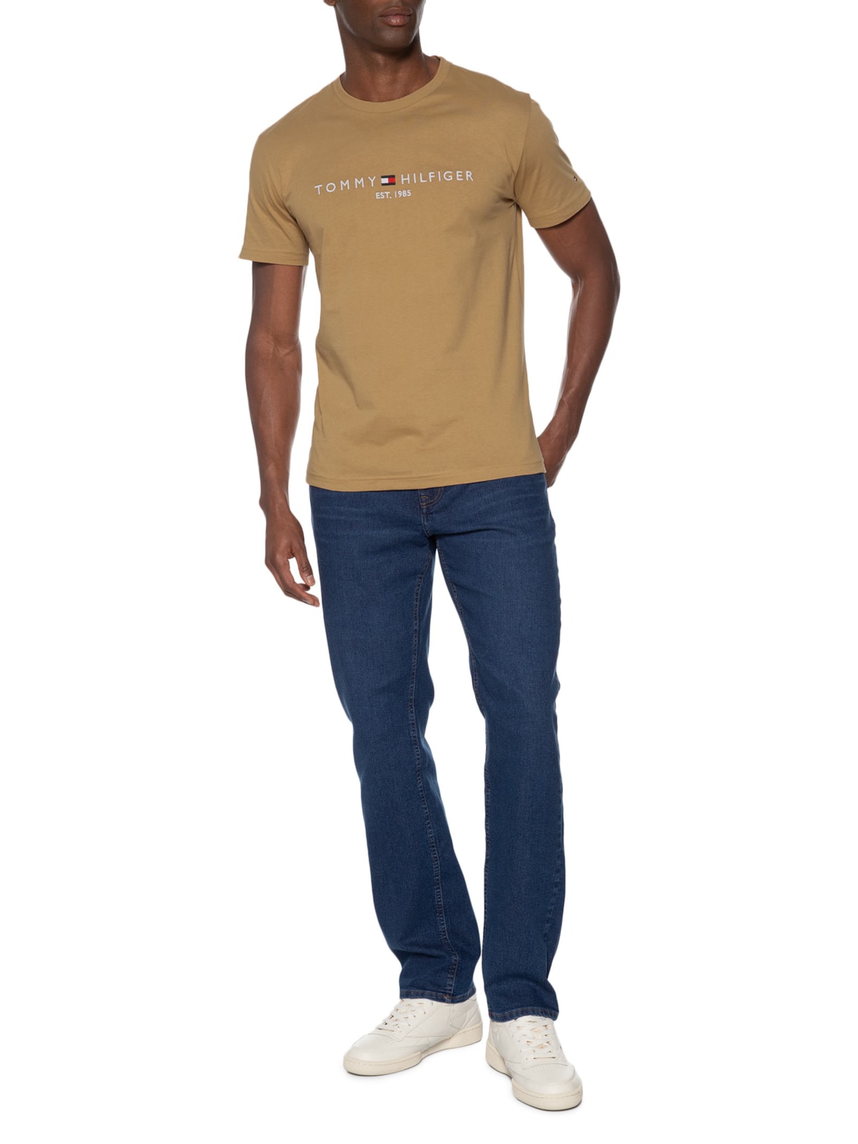 Calça Masculina Jeans Reta Core Mercer Azul Tommy Hilfiger