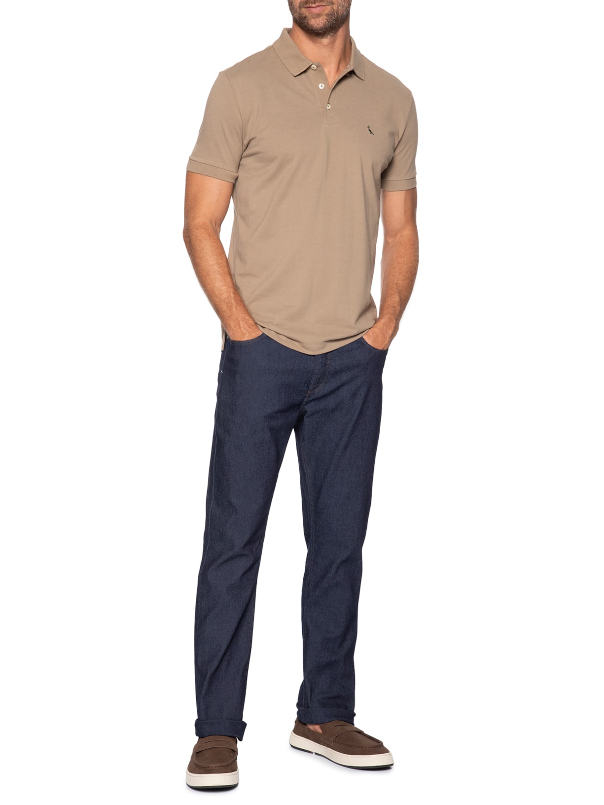 Calça Masculina Jeans Reta Regular Pipa Azul Reserva