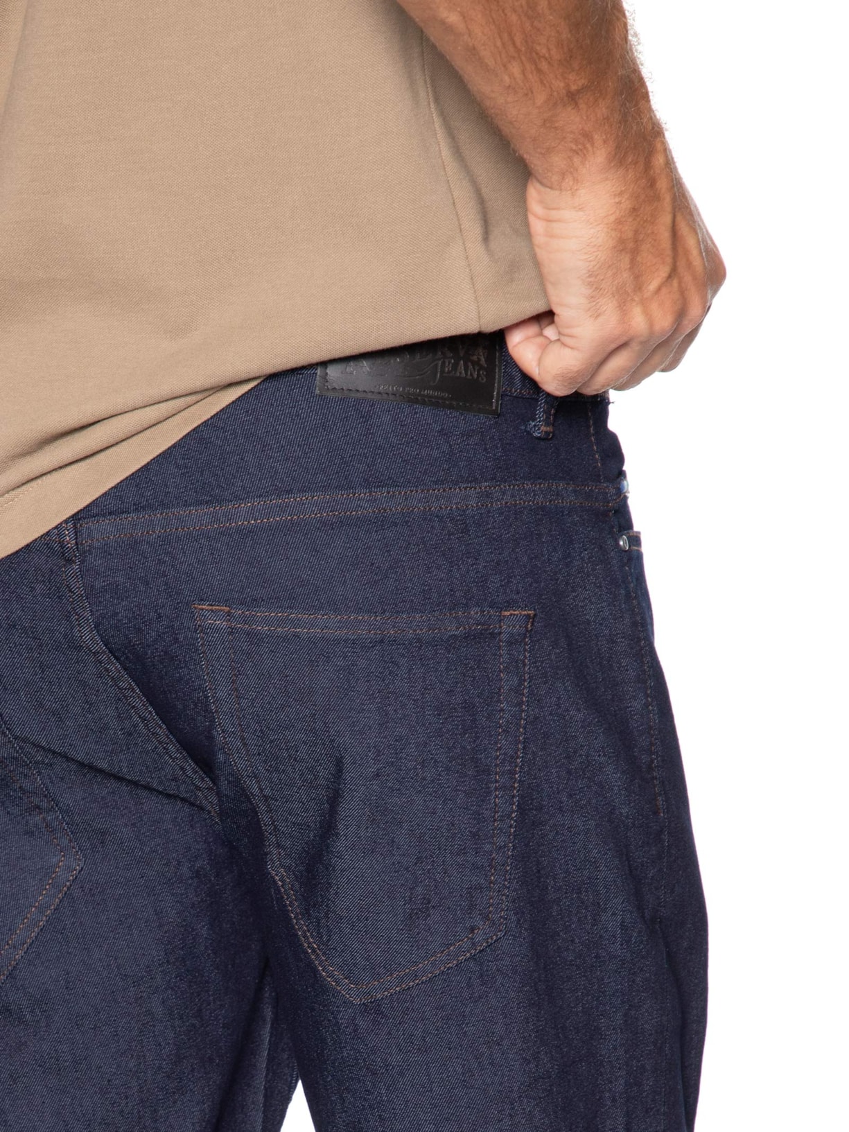 Calça Masculina Jeans Reta Regular Pipa Azul Reserva