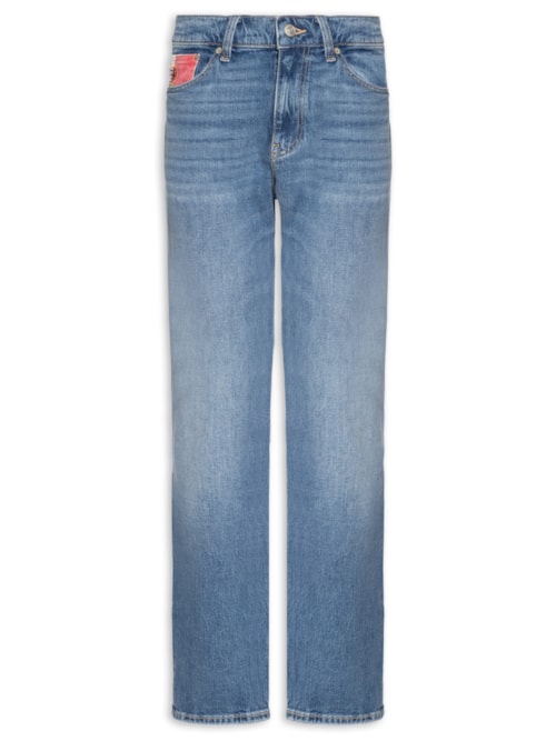 Calça Masculina Jeans Ryan Slim Fit Straight - Azul