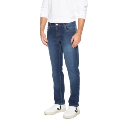 Calça Masculina Jeans Scanton Slim Fit - Azul