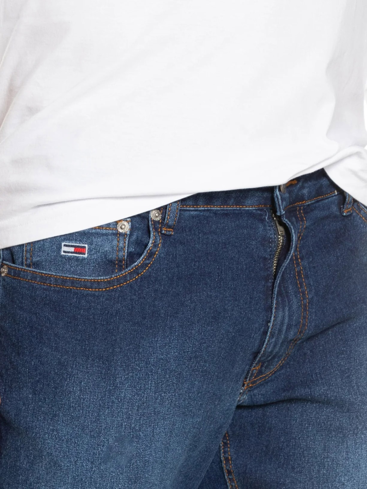 Calça Masculina Jeans Scanton Slim Fit Azul Tommy Jeans