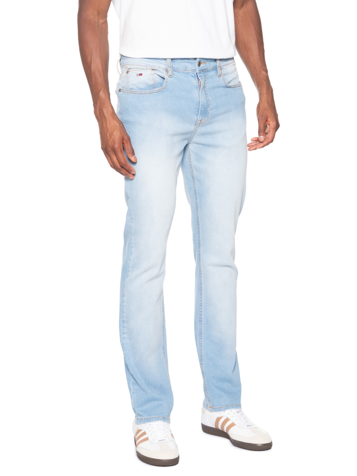 Calça Masculina Jeans Scanton Slim Fit Azul Tommy Jeans
