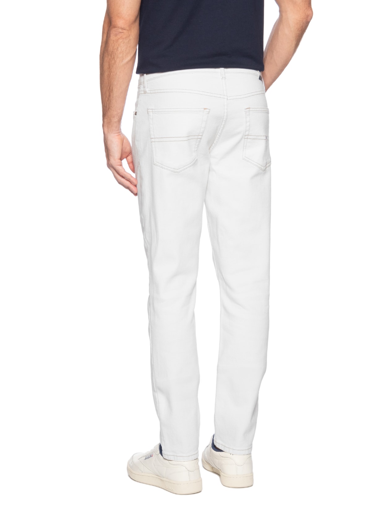 Calça Masculina Jeans Scanton Slim Fit Branco Tommy Jeans