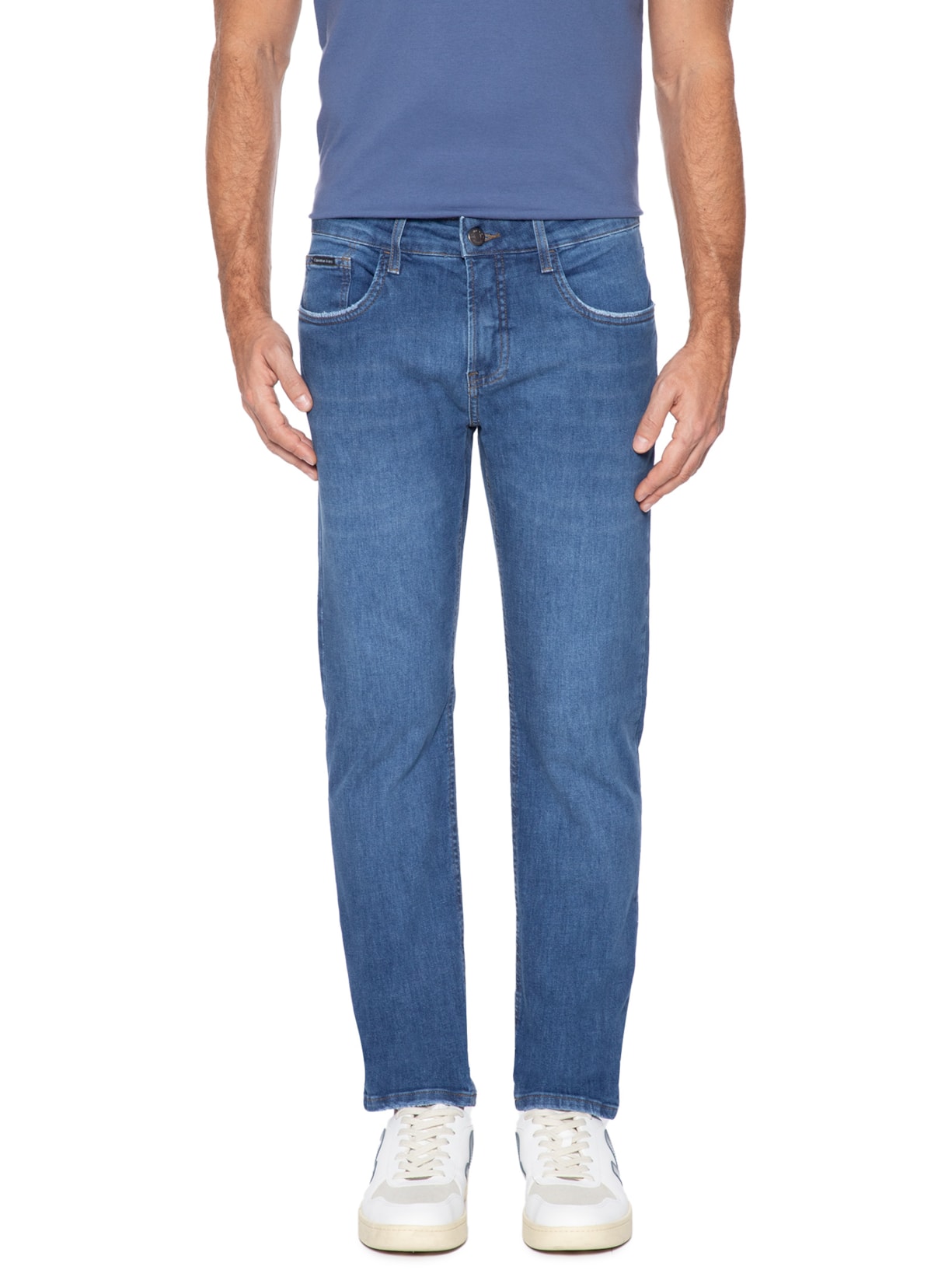 Calça Masculina Jeans Skinny 5 Pockets Azul Calvin Klein Jeans