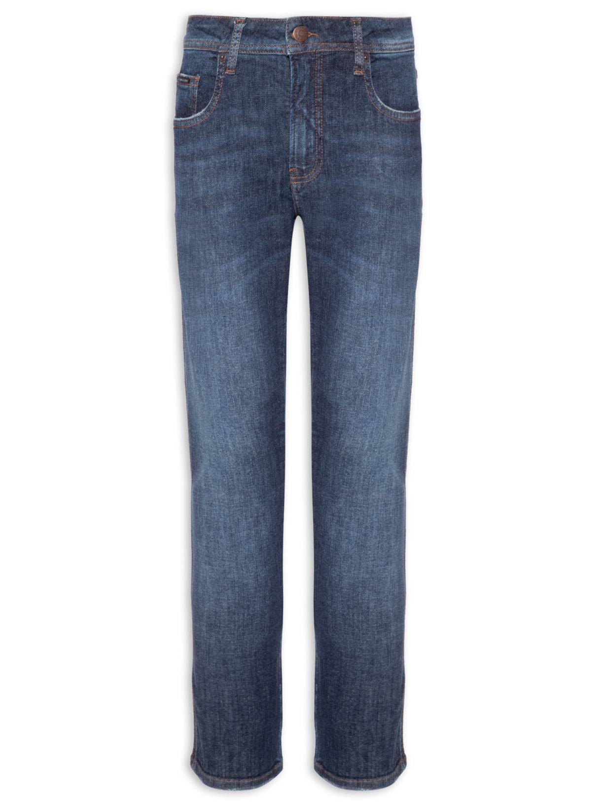 Calça Masculina Jeans Skinny 5 Pockets - Azul