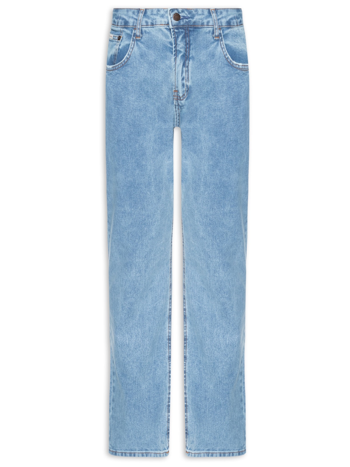 Calça Masculina Jeans Skinny 5 Pockets - Azul