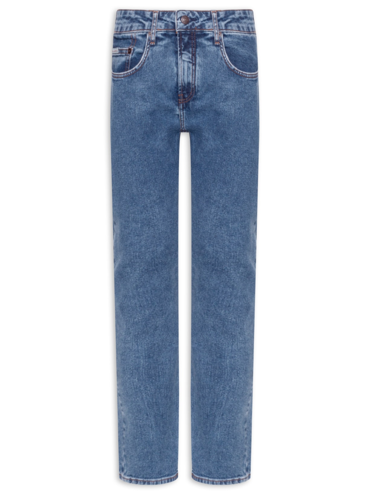 Calça Masculina Jeans Skinny 5 Pockets - Azul