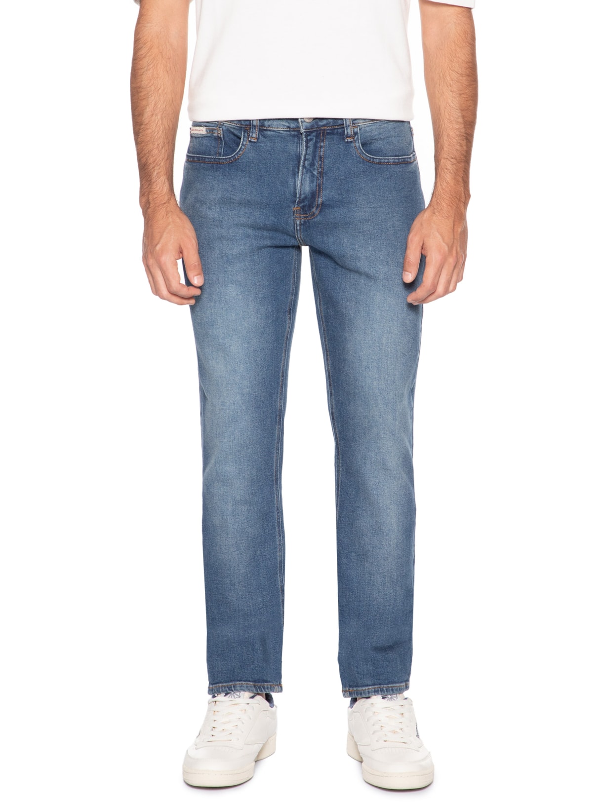 Calça Masculina Jeans Skinny 5 Pockets Azul Calvin Klein Jeans
