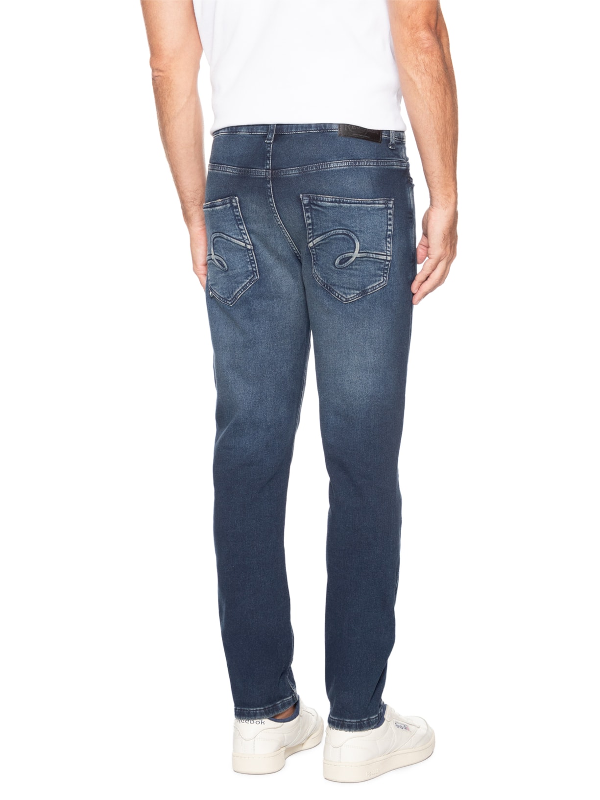 Calça Masculina Jeans Skinny Moletom Raul Azul Reserva