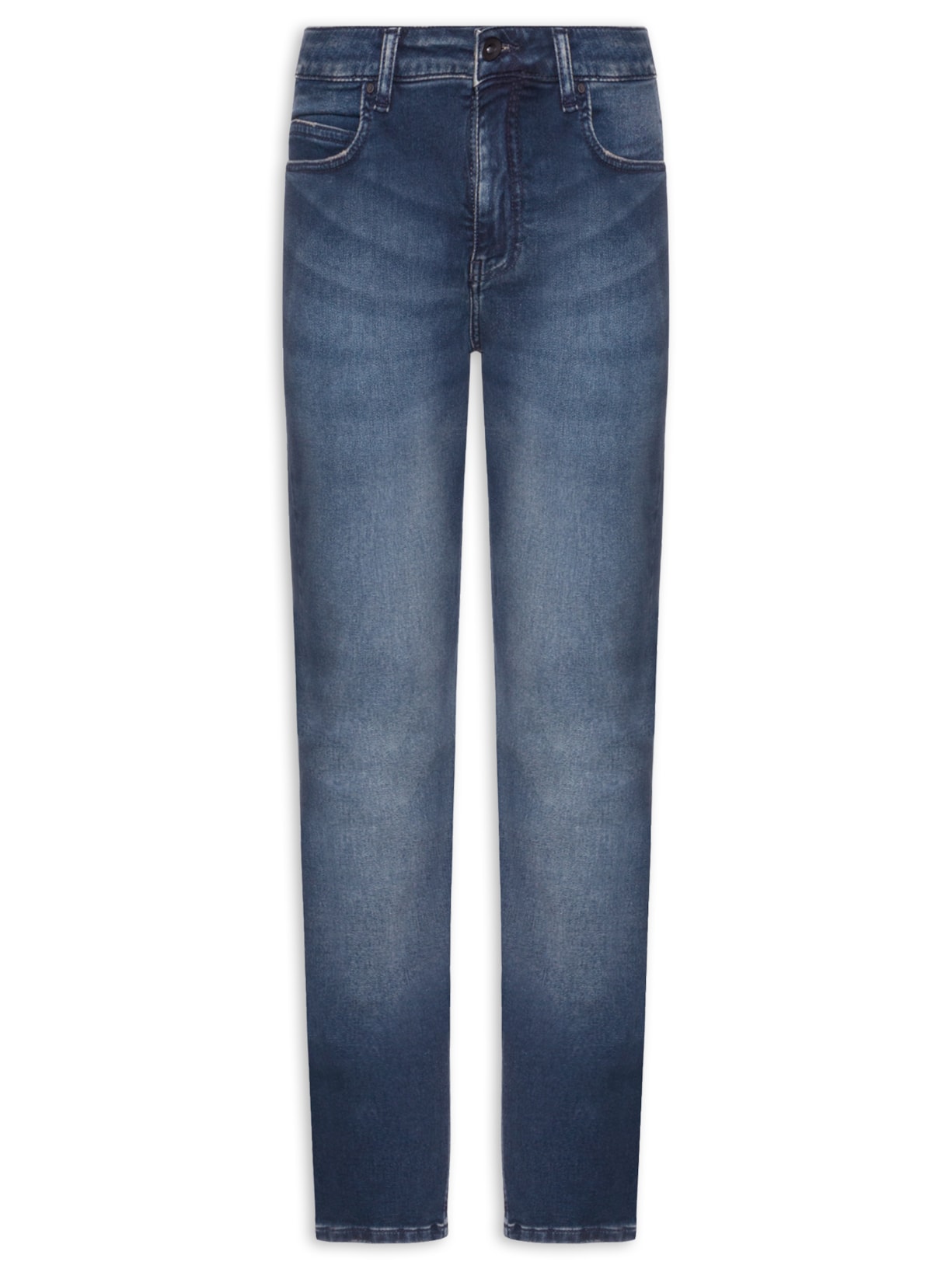 Calça Masculina Jeans Skinny Moletom Raul - Azul