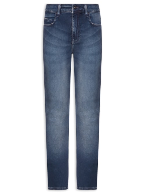 Calça Masculina Jeans Skinny Moletom Raul - Azul