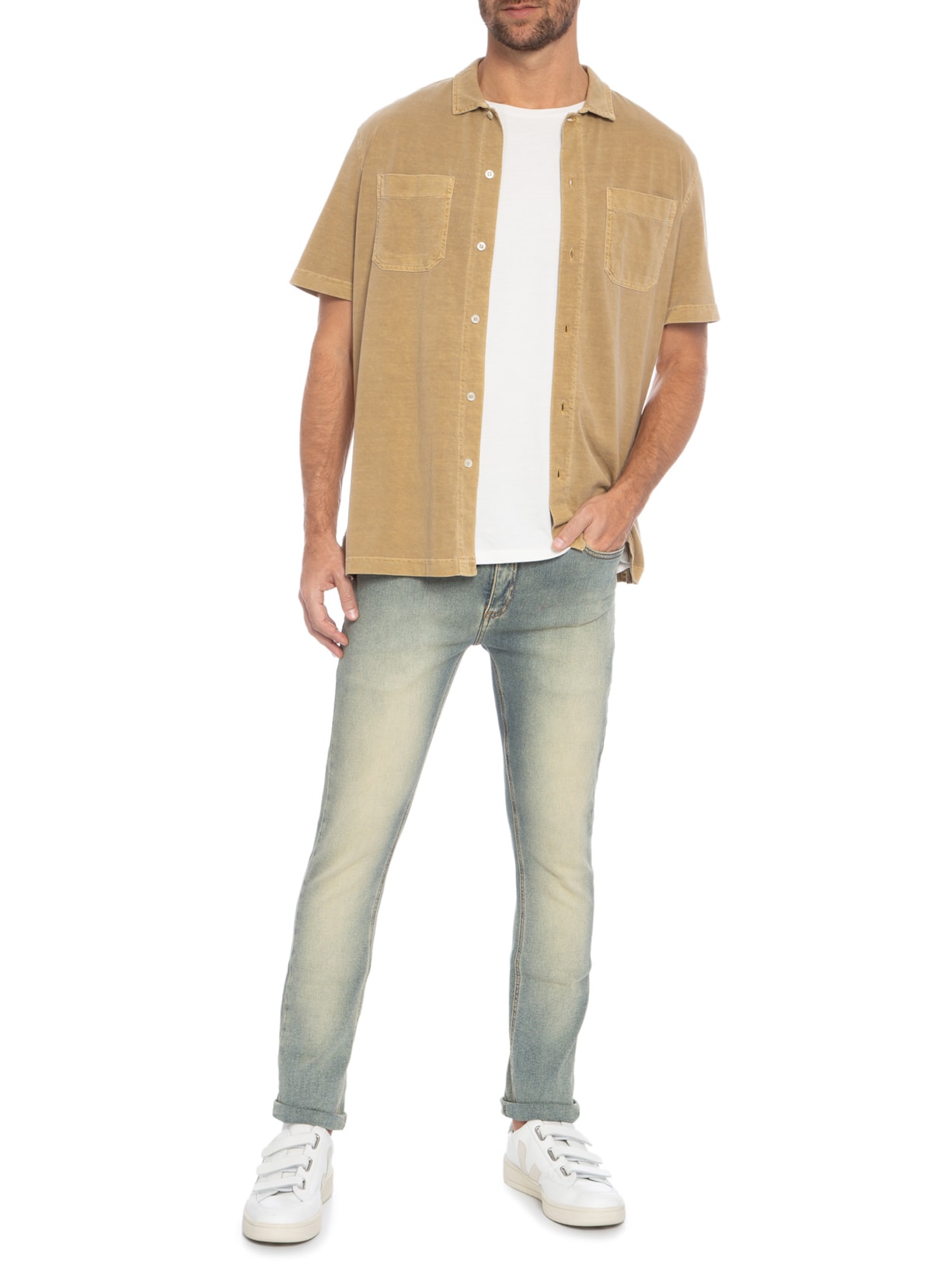 Calça Masculina Jeans Skinny Muriqui Azul Reserva