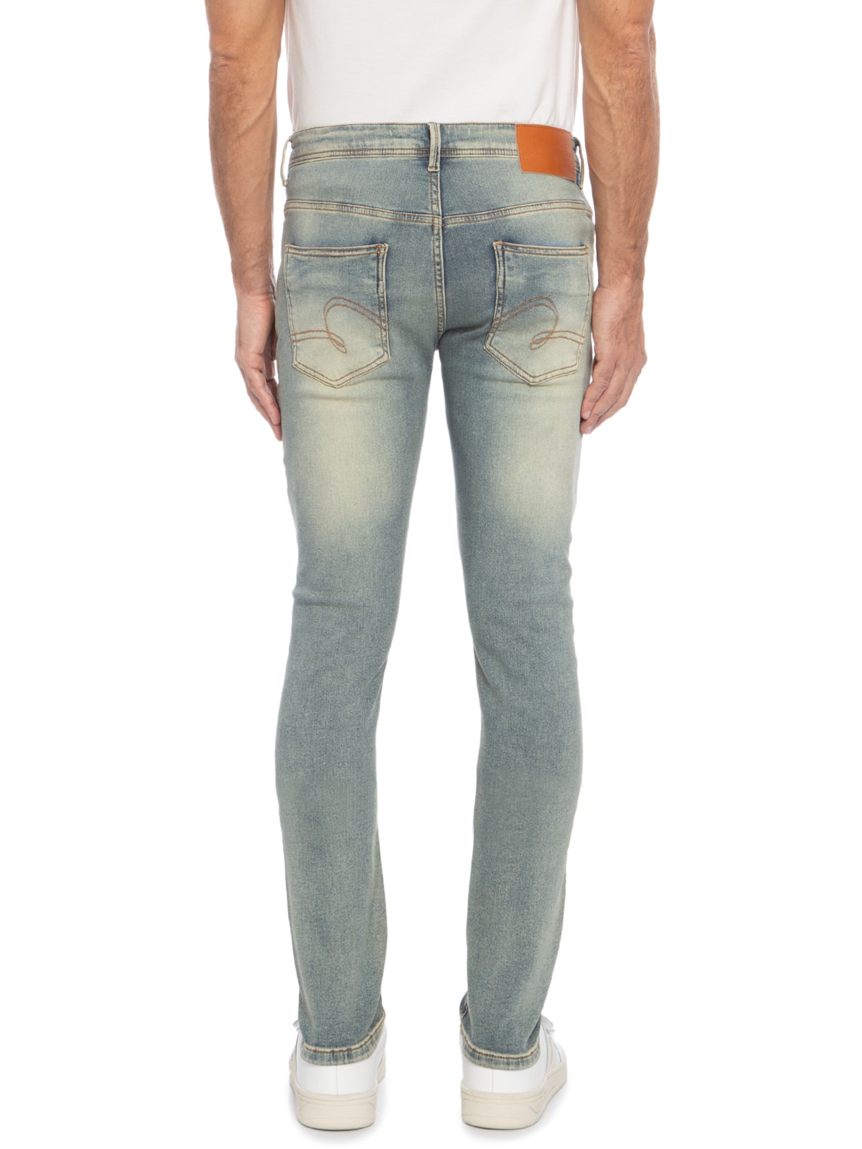Calça Masculina Jeans Skinny Muriqui Azul Reserva
