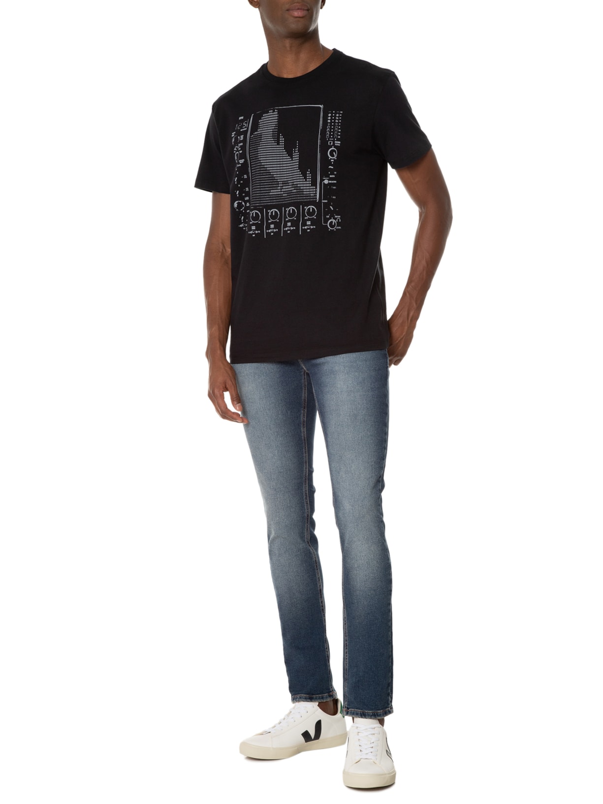 Calça Masculina Jeans Skinny Varjão Azul Reserva
