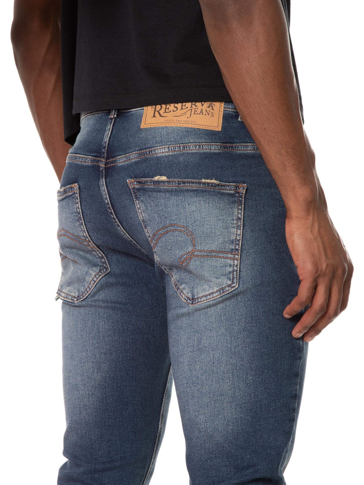 Calça Masculina Jeans Skinny Varjão Azul Reserva