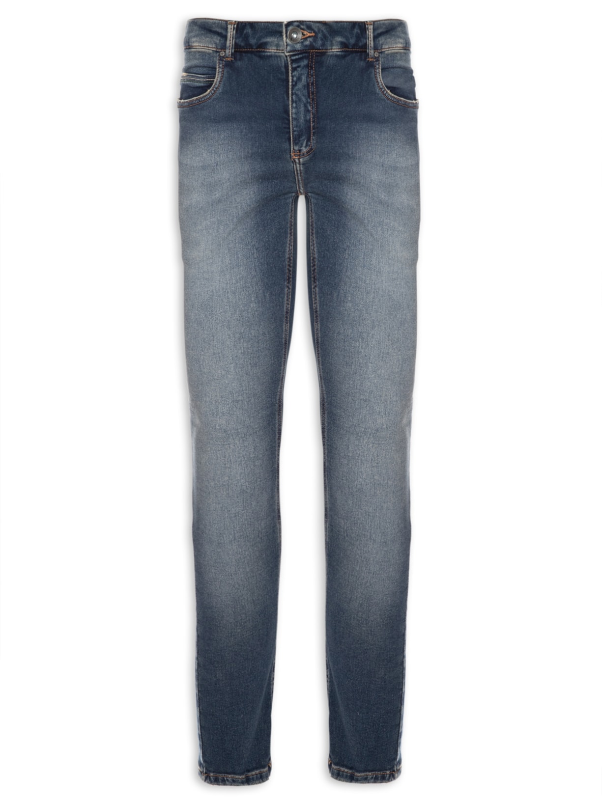 Calça Masculina Jeans Skinny Varjão - Azul