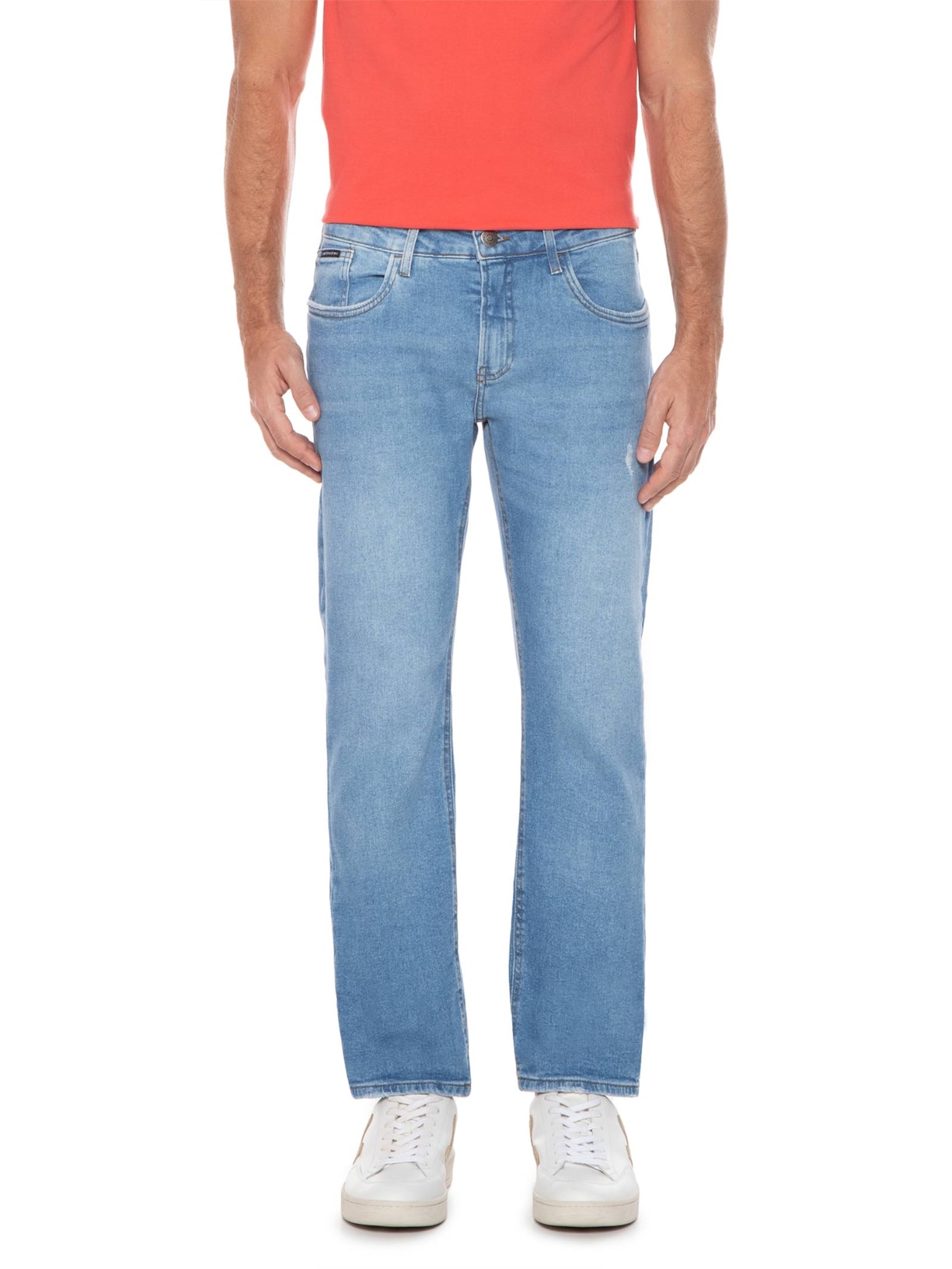 Calça Masculina Jeans Slim 5 Pockets Azul Calvin Klein Jeans