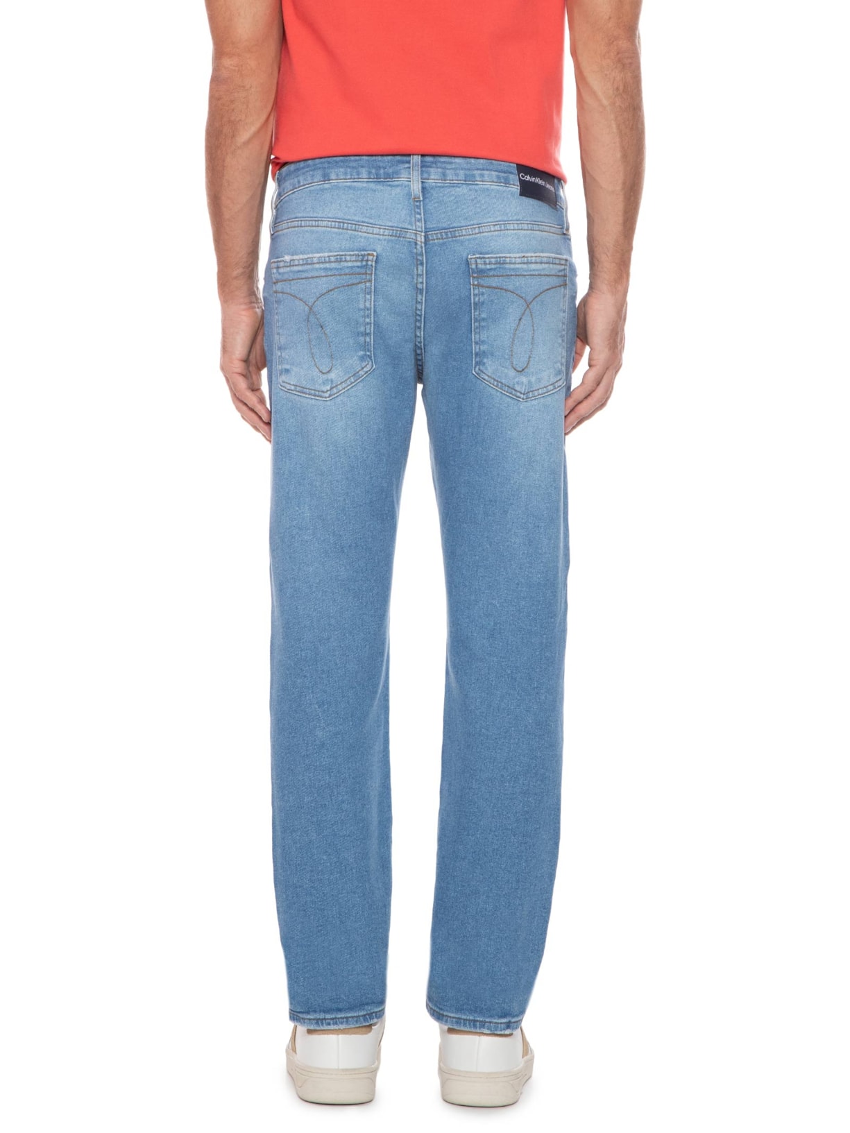 Calça Masculina Jeans Slim 5 Pockets Azul Calvin Klein Jeans