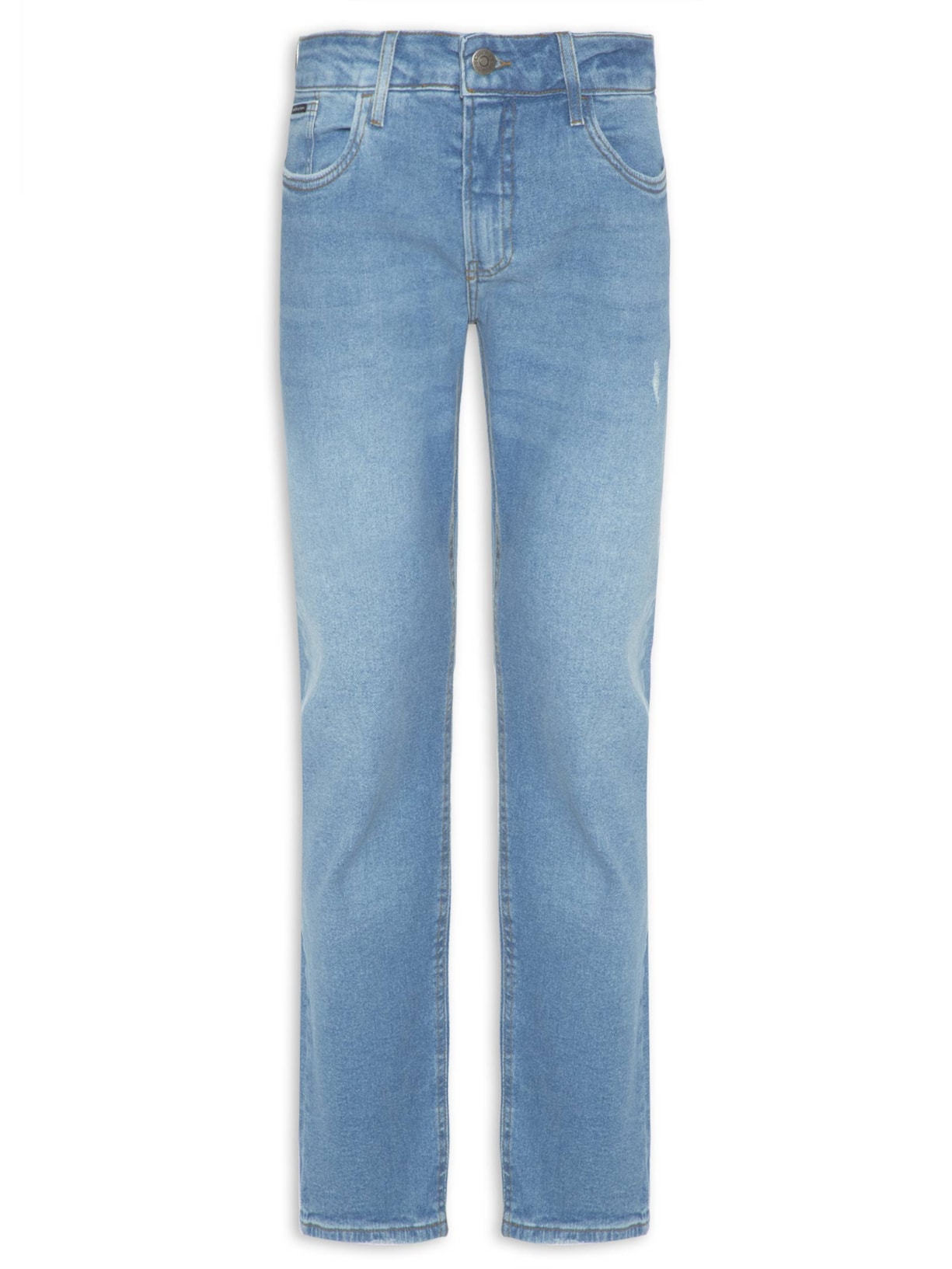 Calça Masculina Jeans Slim 5 Pockets - Azul