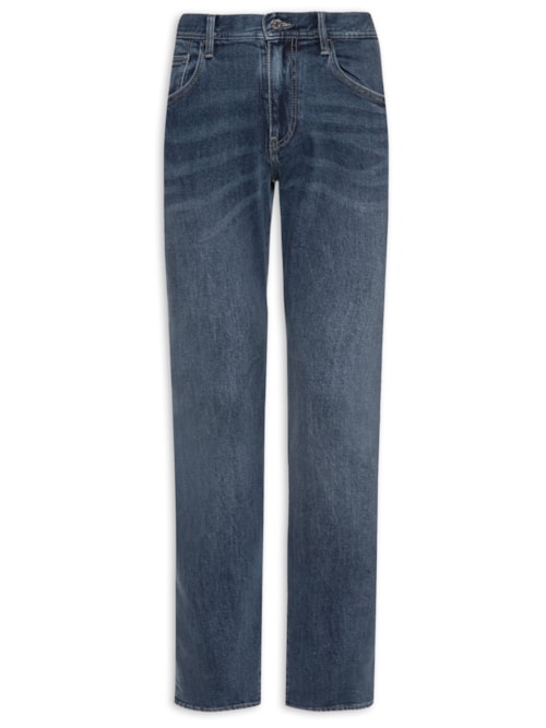 Calça Masculina Jeans Slim 5 Pockets - Azul