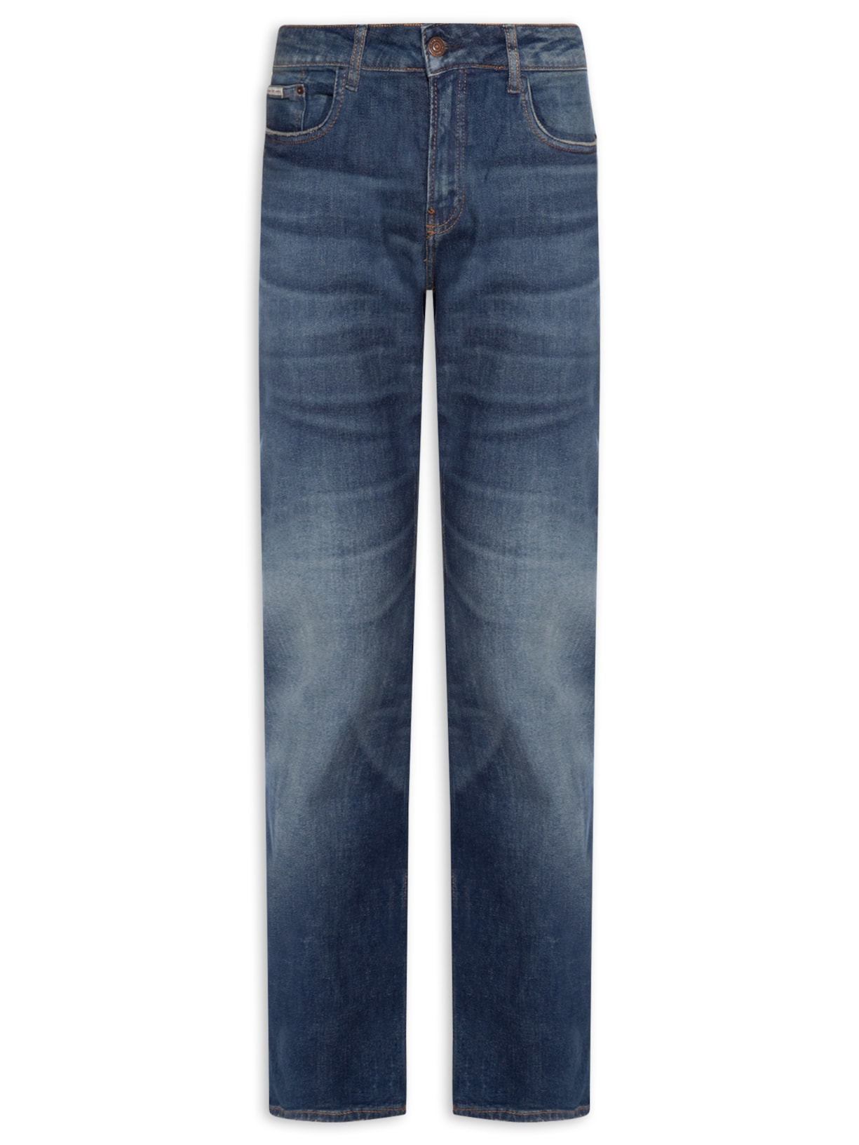 Calça Masculina Jeans Slim 5 Pockets Azul Calvin Klein Jeans