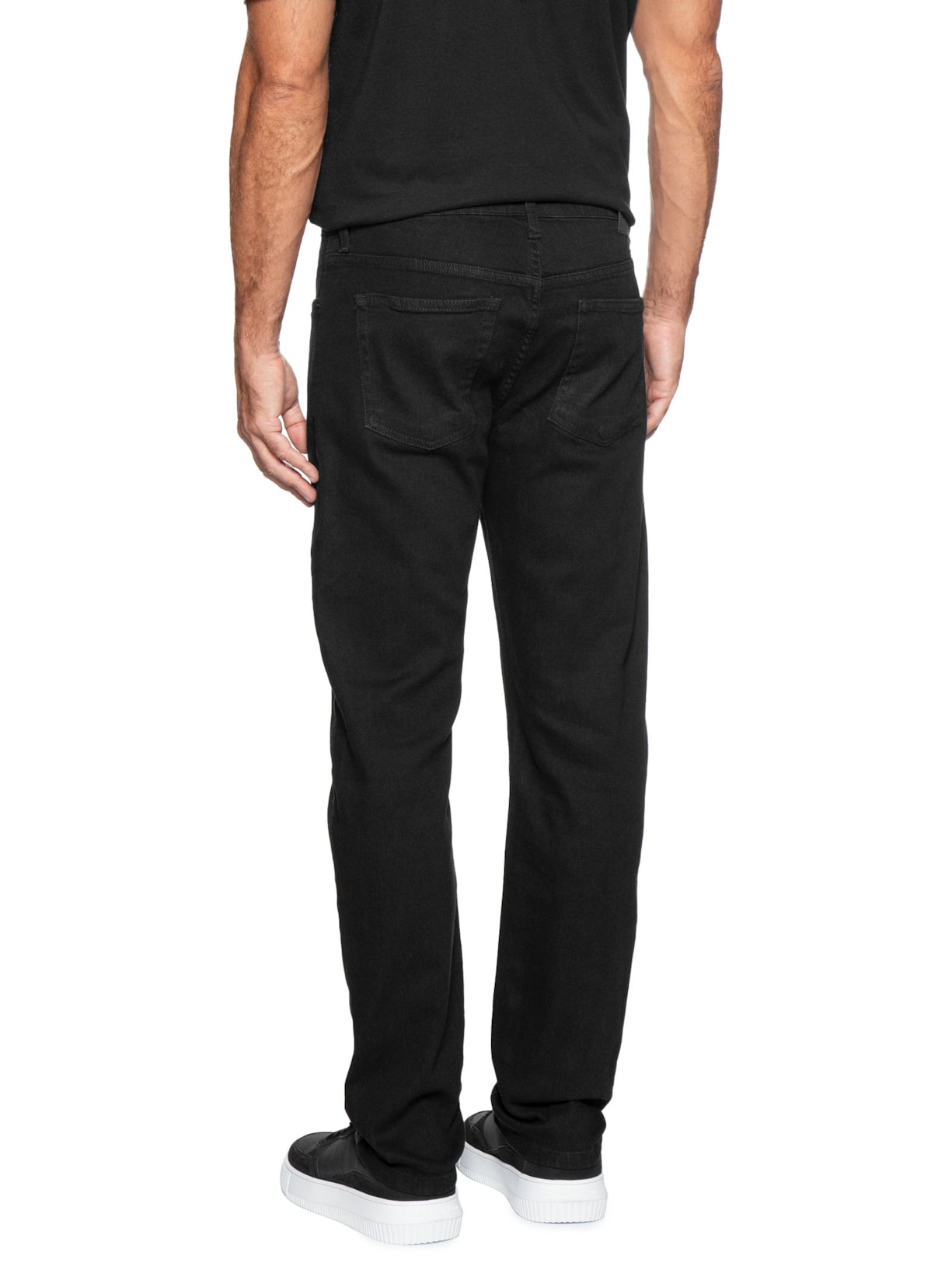 Calça Masculina Jeans Slim 5 Pockets Preto Calvin Klein Jeans