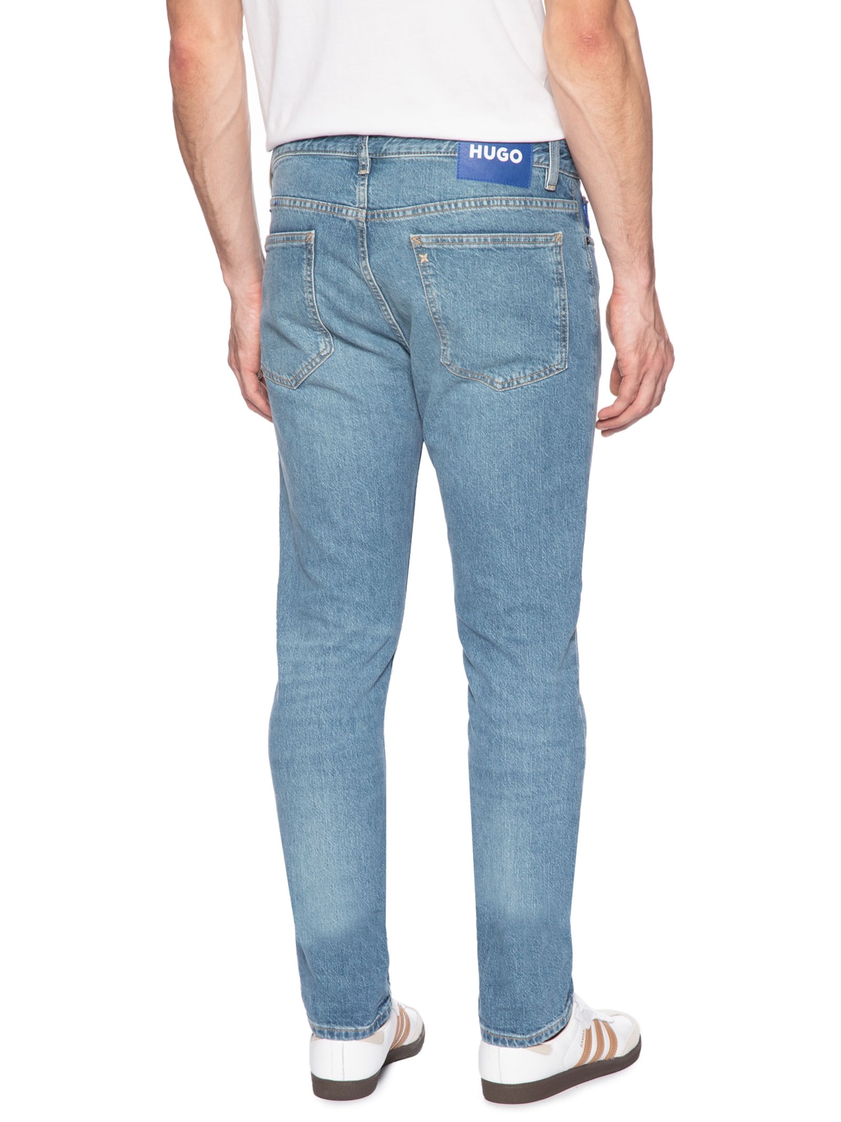 Calça Masculina Jeans Slim Ash Azul Hugo