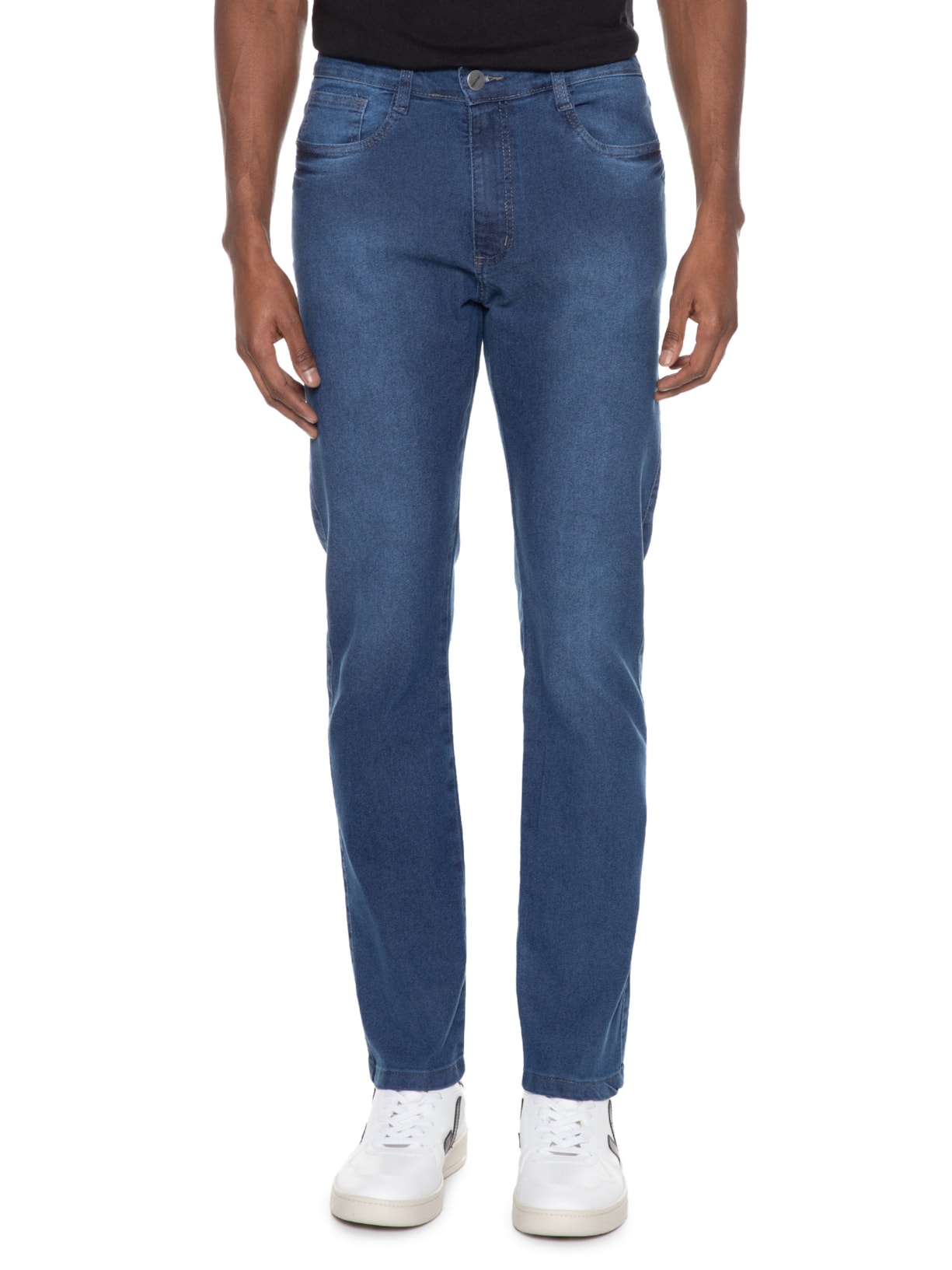 Calça Masculina Jeans Slim Azul '2 Essential