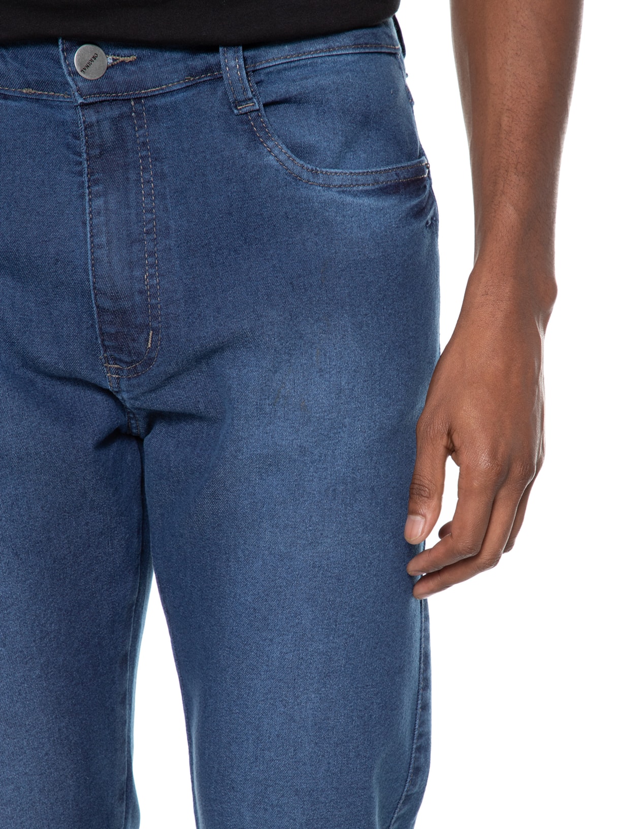Calça Masculina Jeans Slim Azul '2 Essential