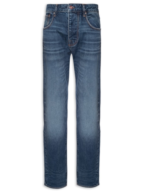 Calça Masculina Jeans Slim - Azul