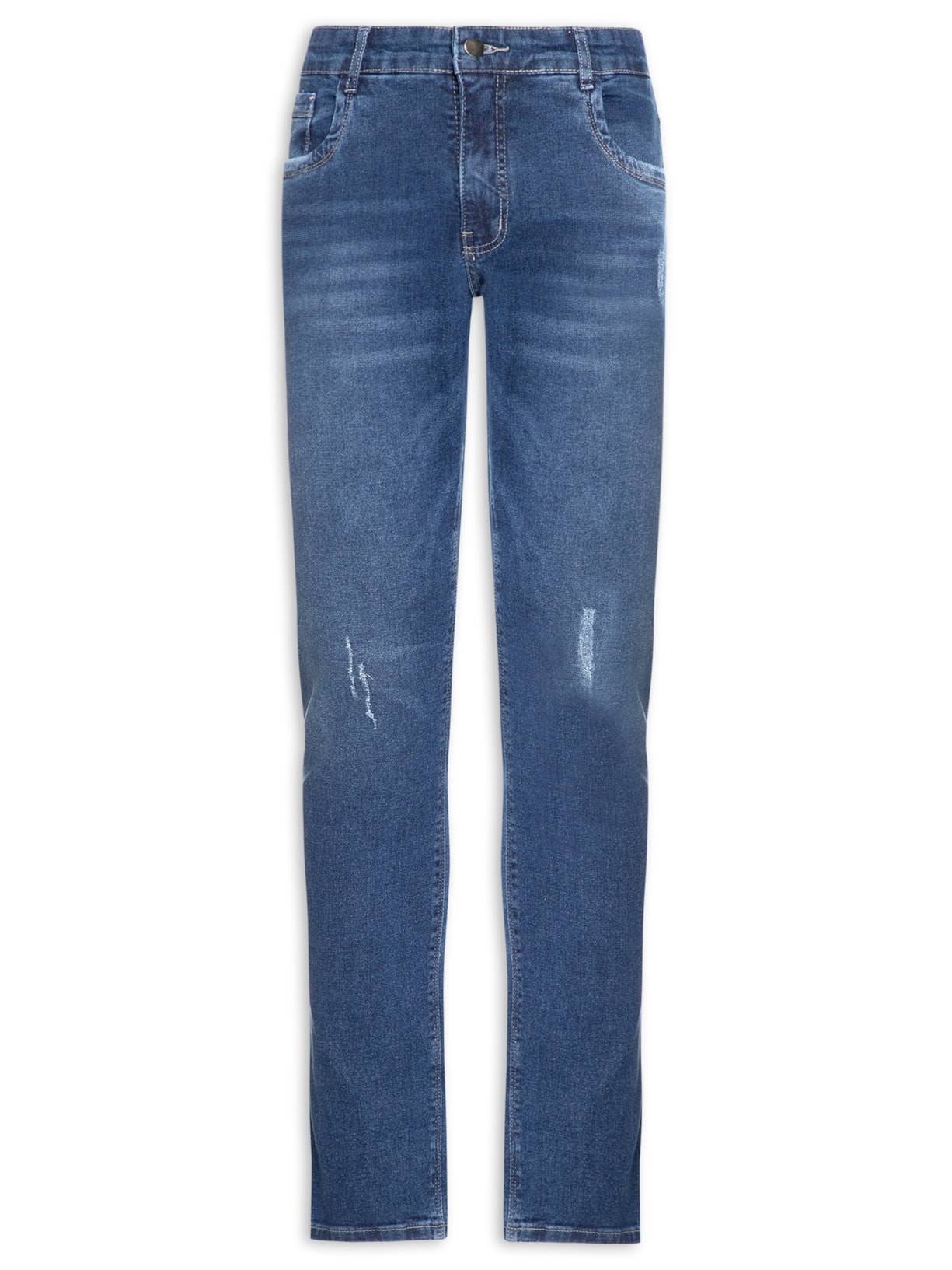 Calça Masculina Jeans Slim Azul Basiq Men